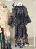 NINE SAVANNA MILLER GEORGETTE DRESS S
