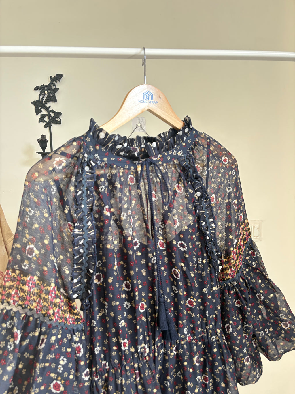 NINE SAVANNA MILLER GEORGETTE DRESS S