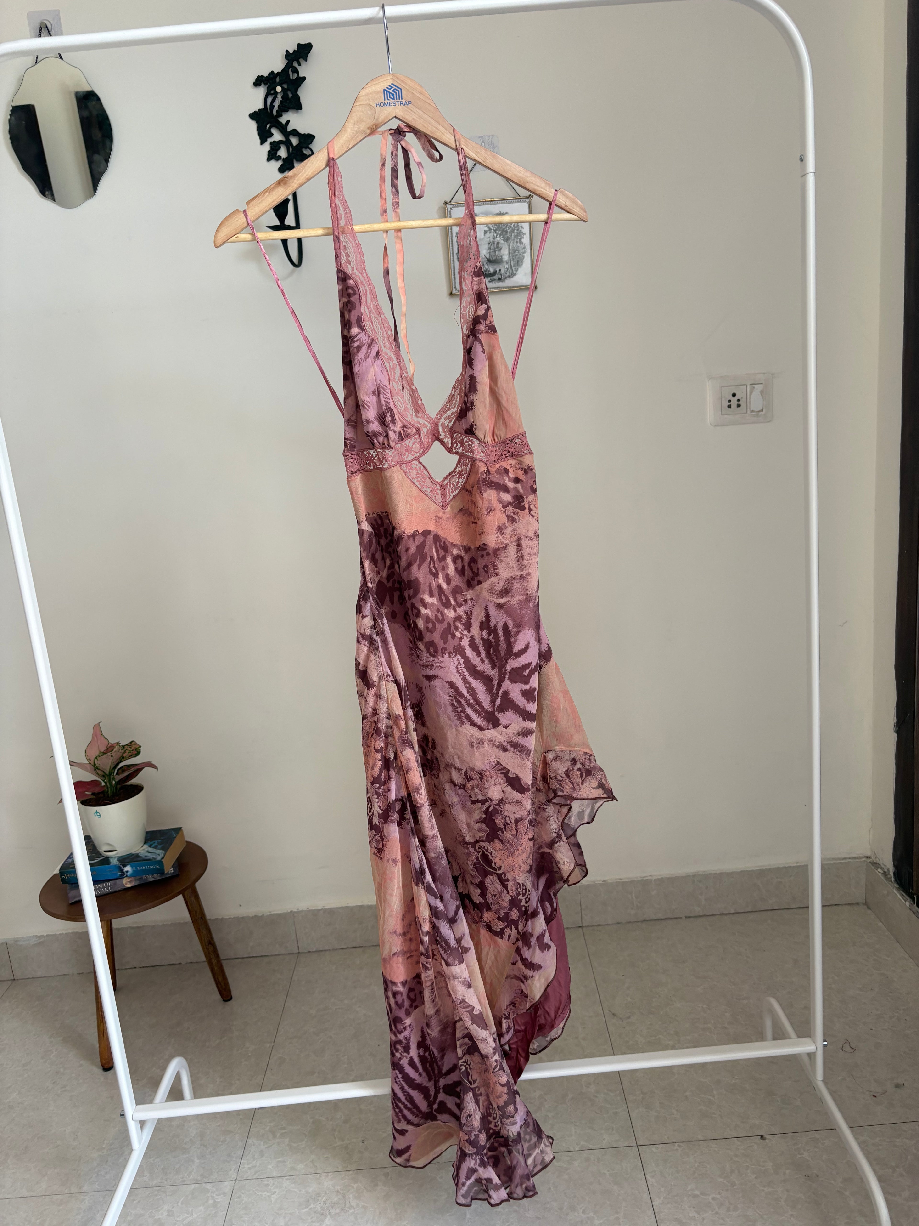 Light Before Dark Jasper Chiffon Midi DRESS S/M
