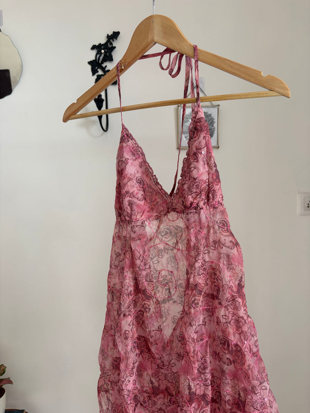 Kimchi Blue Noa Verziertes Neckholder DRESS M