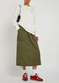 DAMSON MADDER  Vika Cotton Midi Cargo Skirt