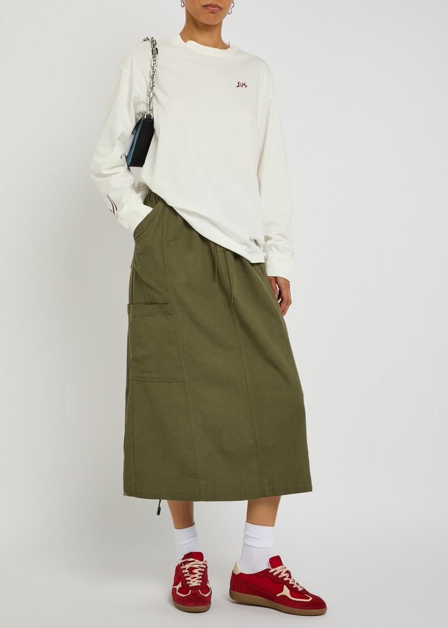 DAMSON MADDER  Vika Cotton Midi Cargo Skirt