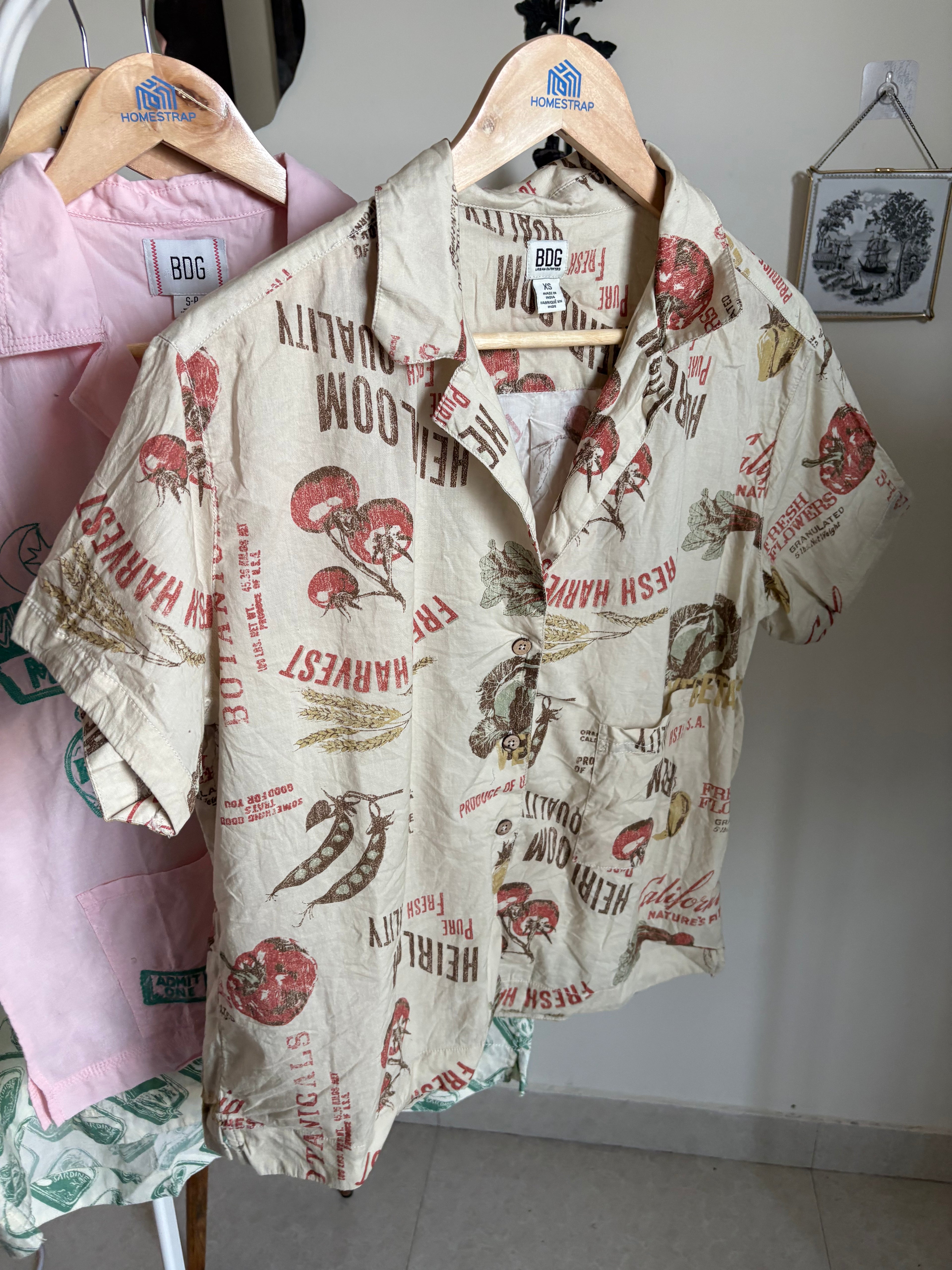 BDG Paige Printed Shirt