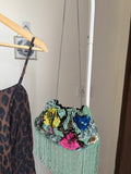 FLORAL BEADED BAG