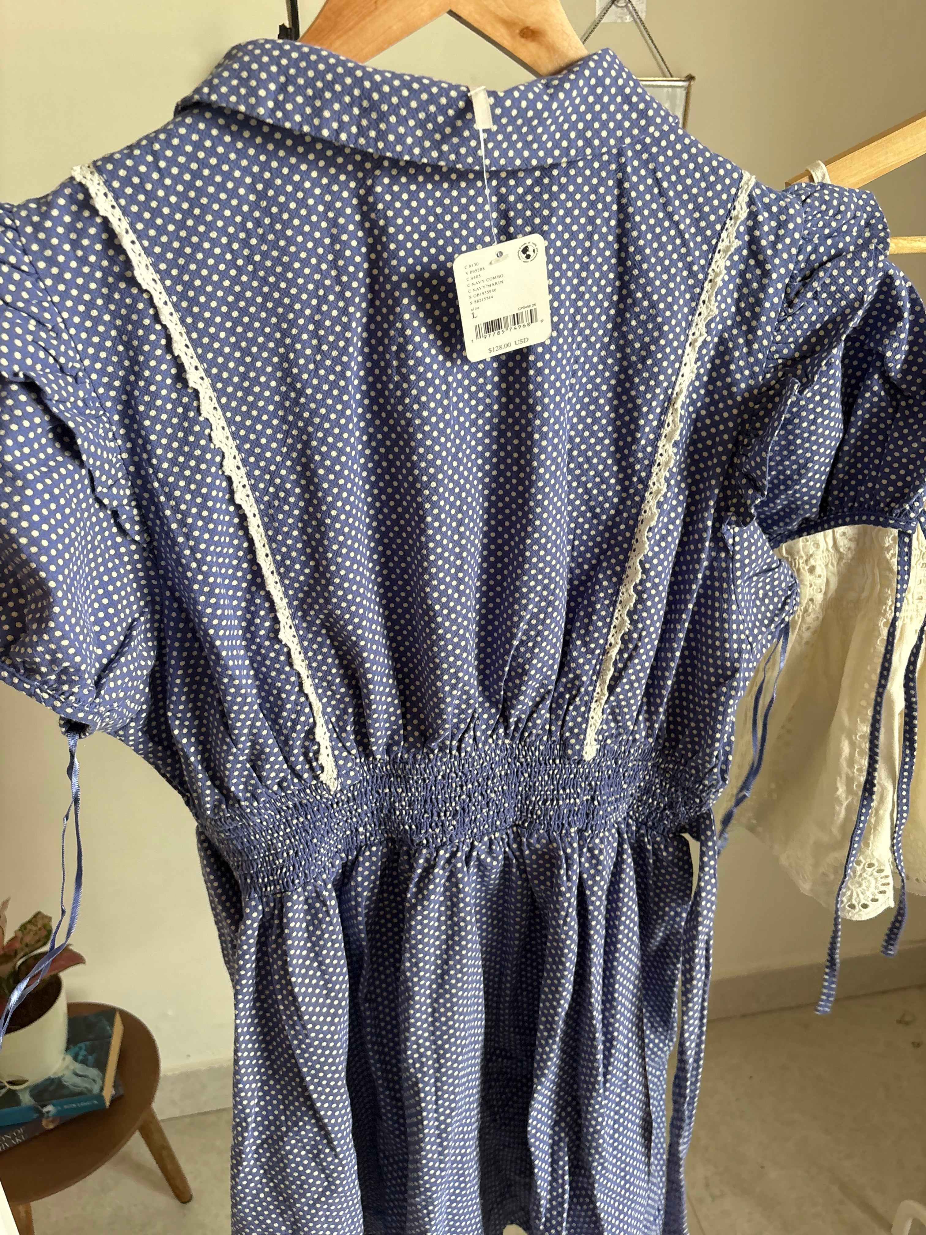 FREE PEOPLE  Dottie Mini Dress L