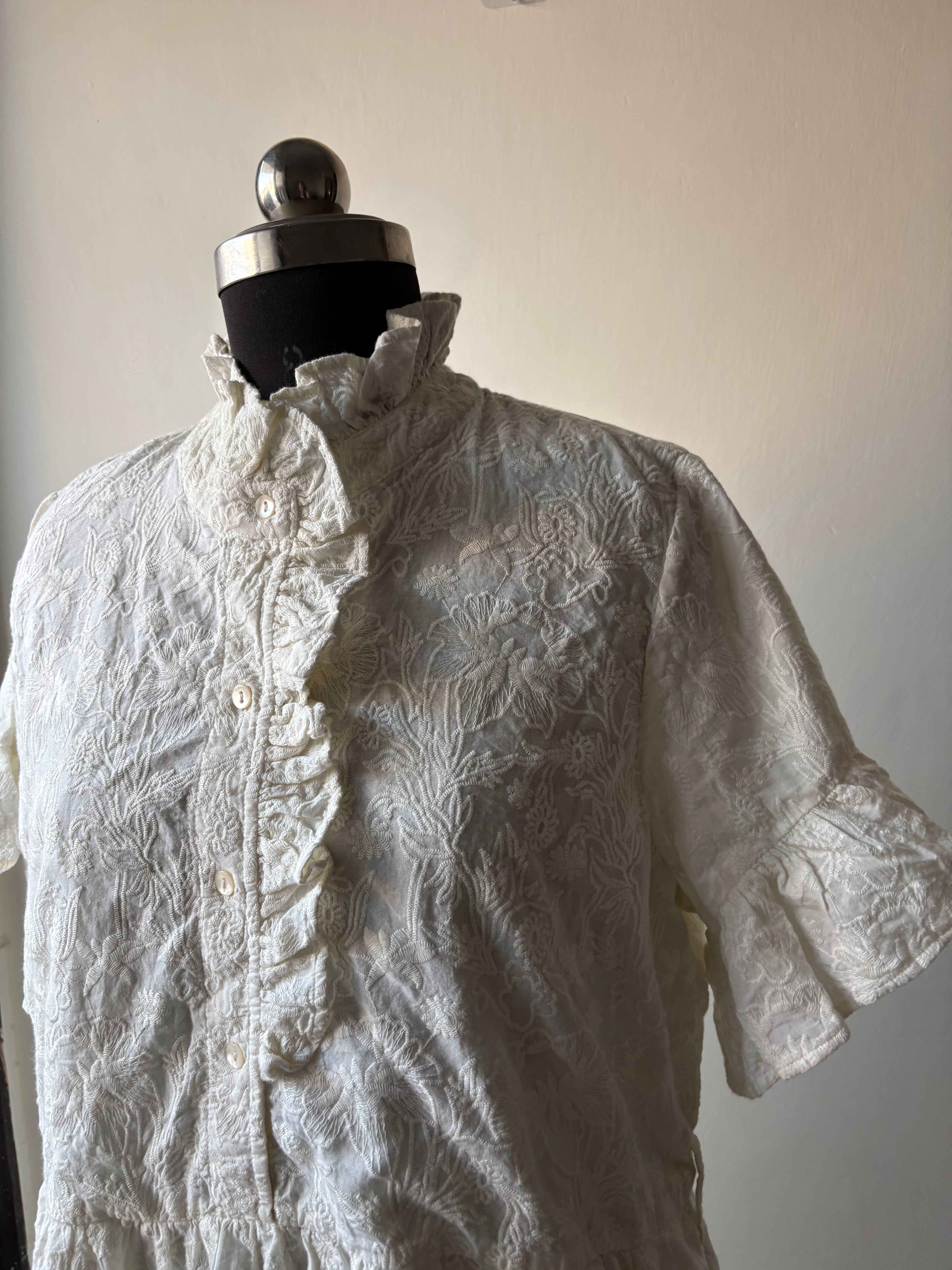 Mille Violetta Dress in white L