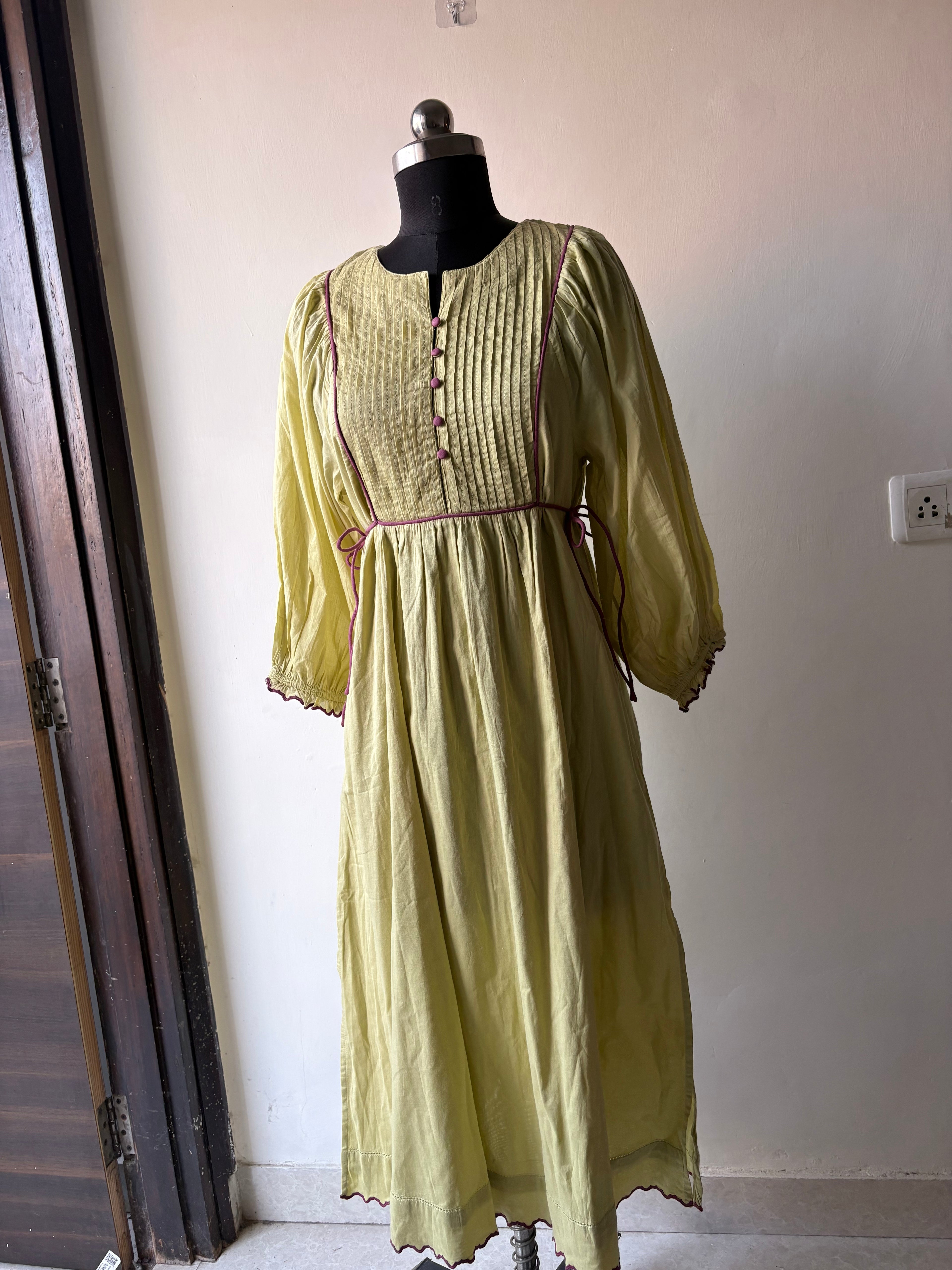BAYBALA Mallie Dress in Chartreuse S