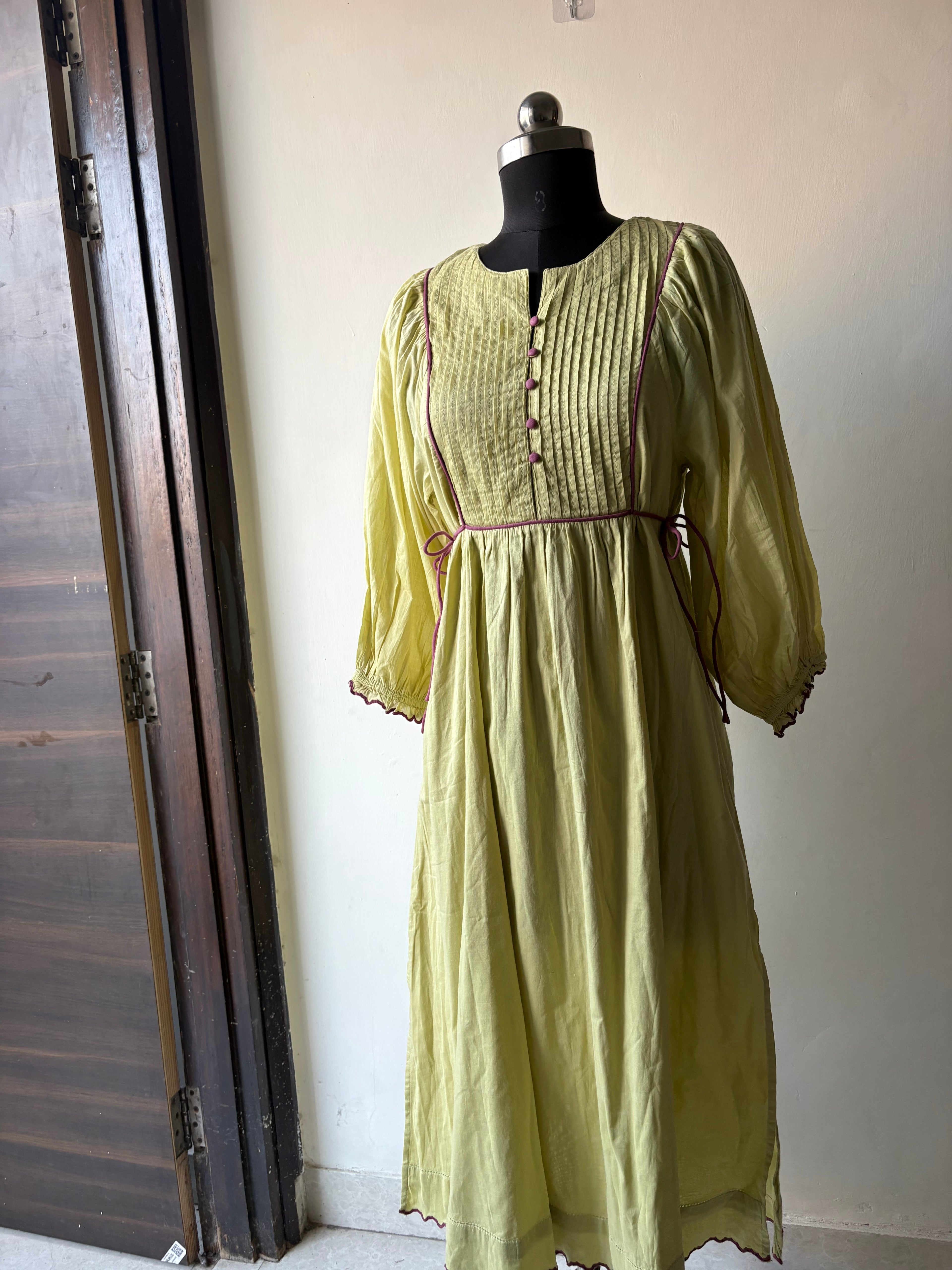 BAYBALA Mallie Dress in Chartreuse S