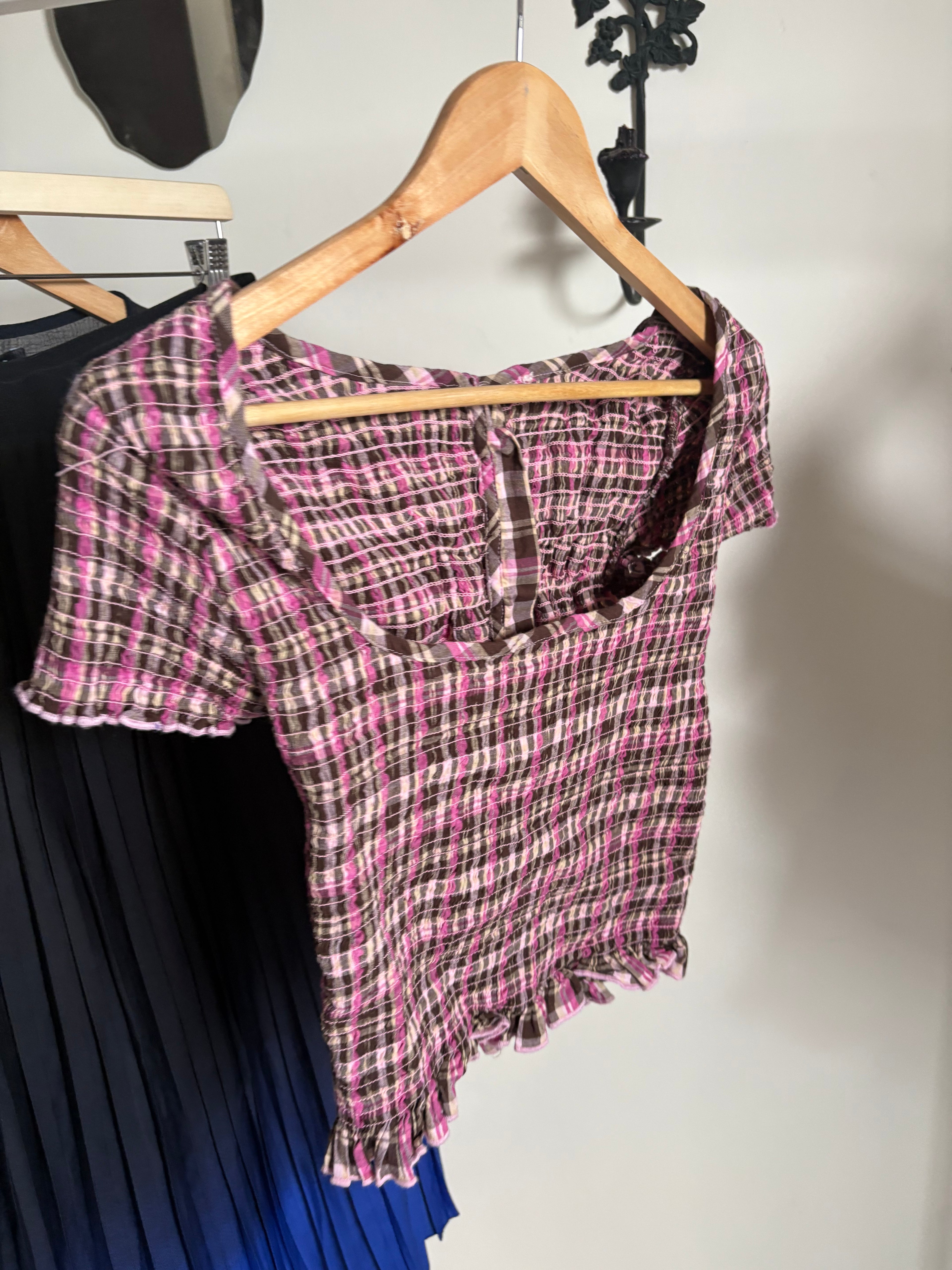 FREE PEOPLE BRAVEHEART REVERSIBLE TOP S/M