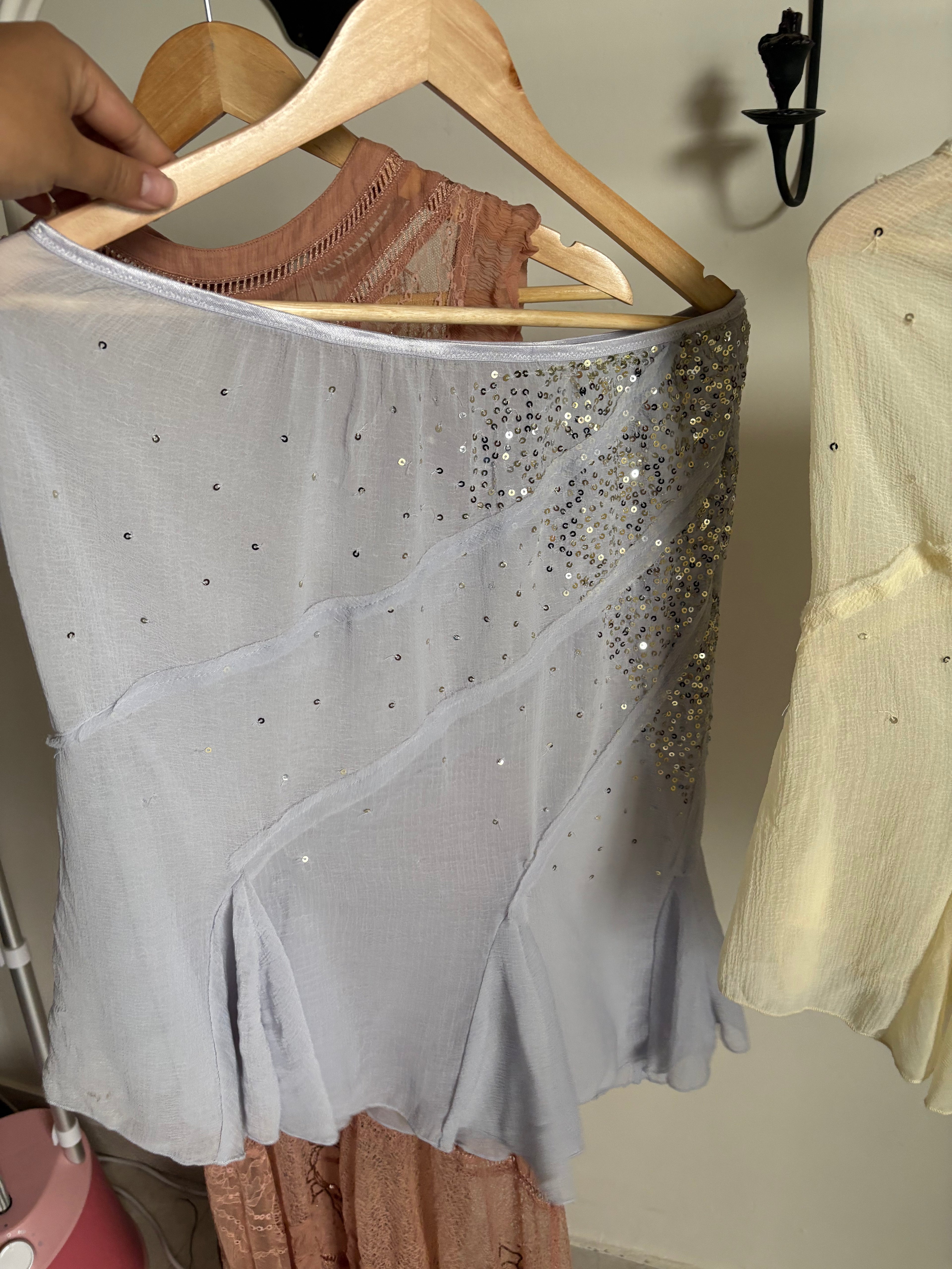FREE PEOPLE True Angel Embellished Half Slip