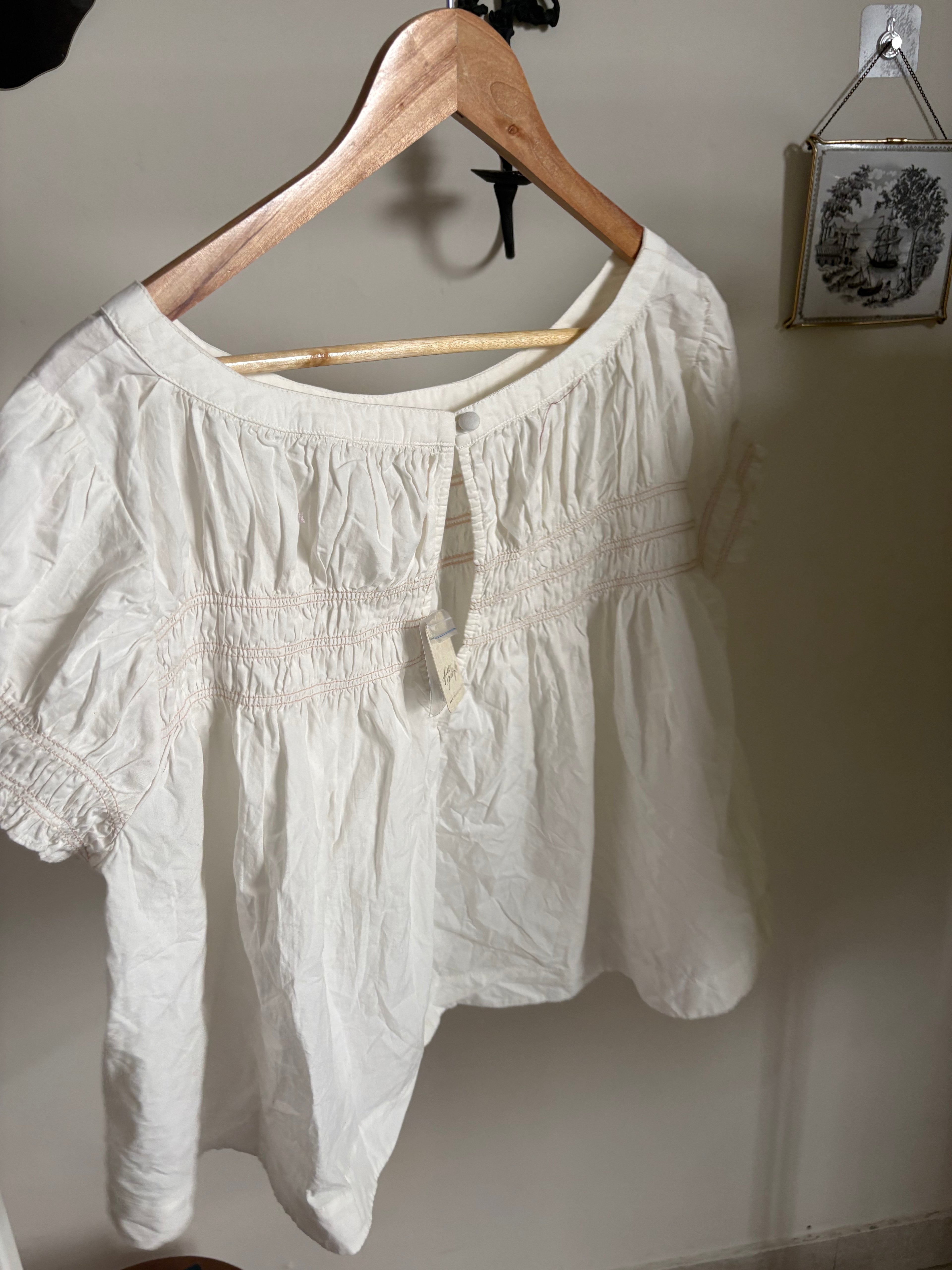 FREE PEOPLE Swing Into Spring Top XL