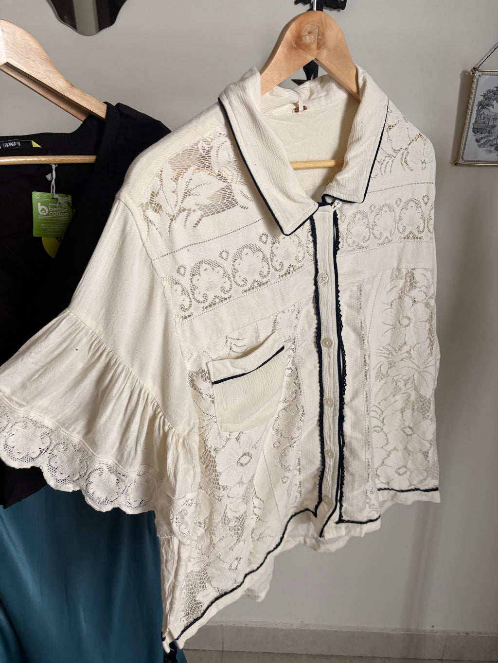 FREE PEOPLE Bali Sweet Sonnet Top S