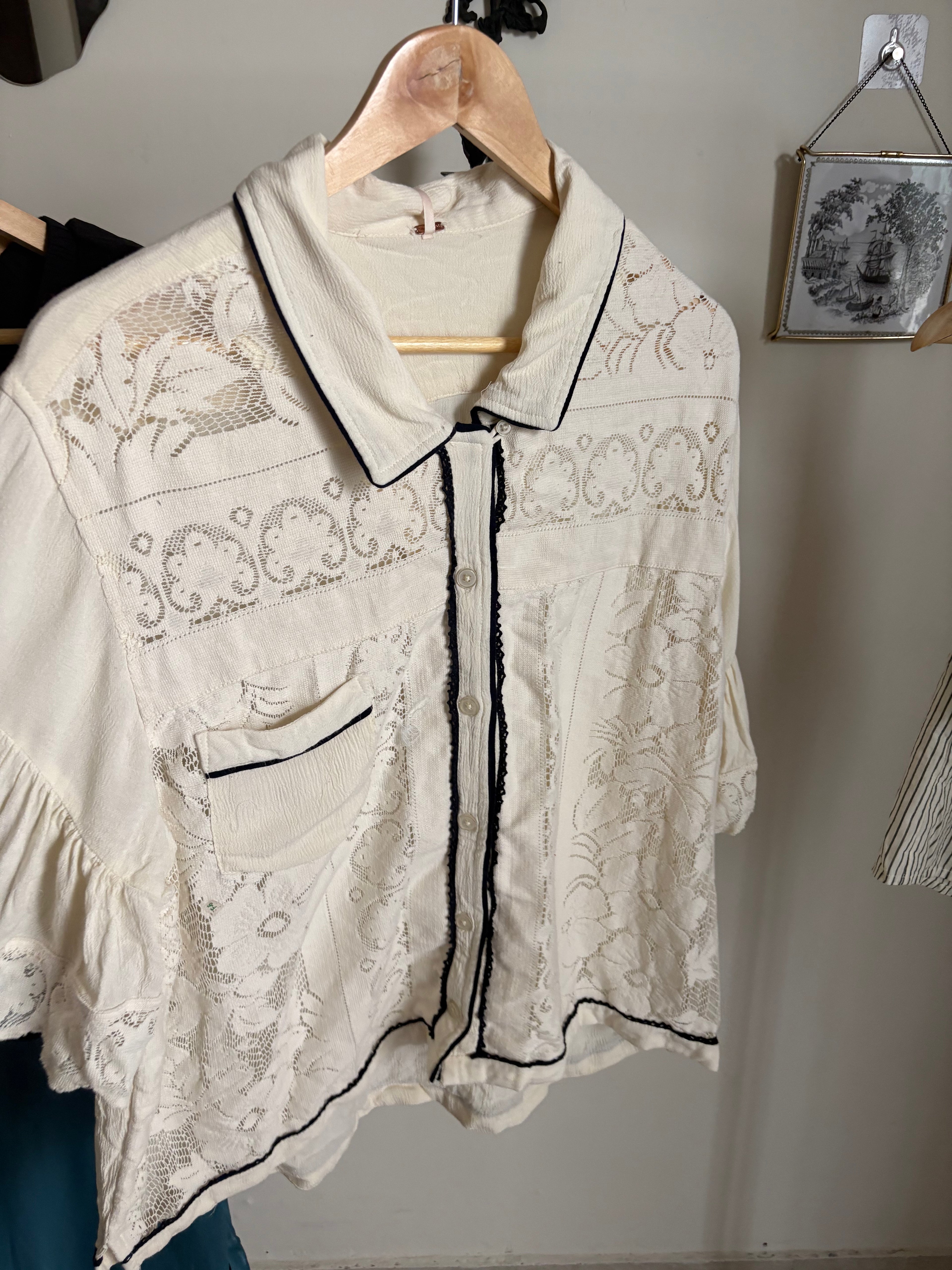 FREE PEOPLE Bali Sweet Sonnet Top S
