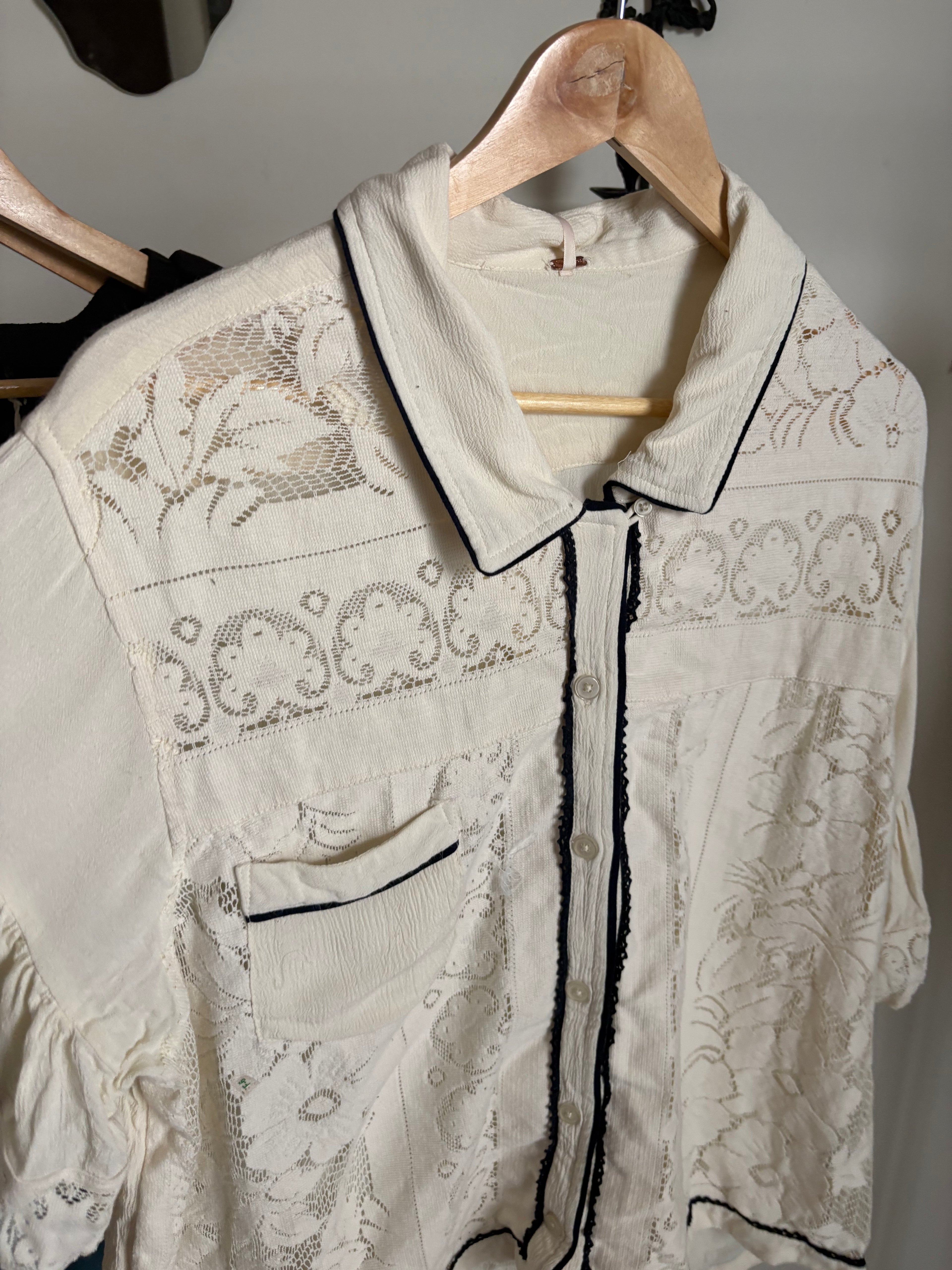 FREE PEOPLE Bali Sweet Sonnet Top S