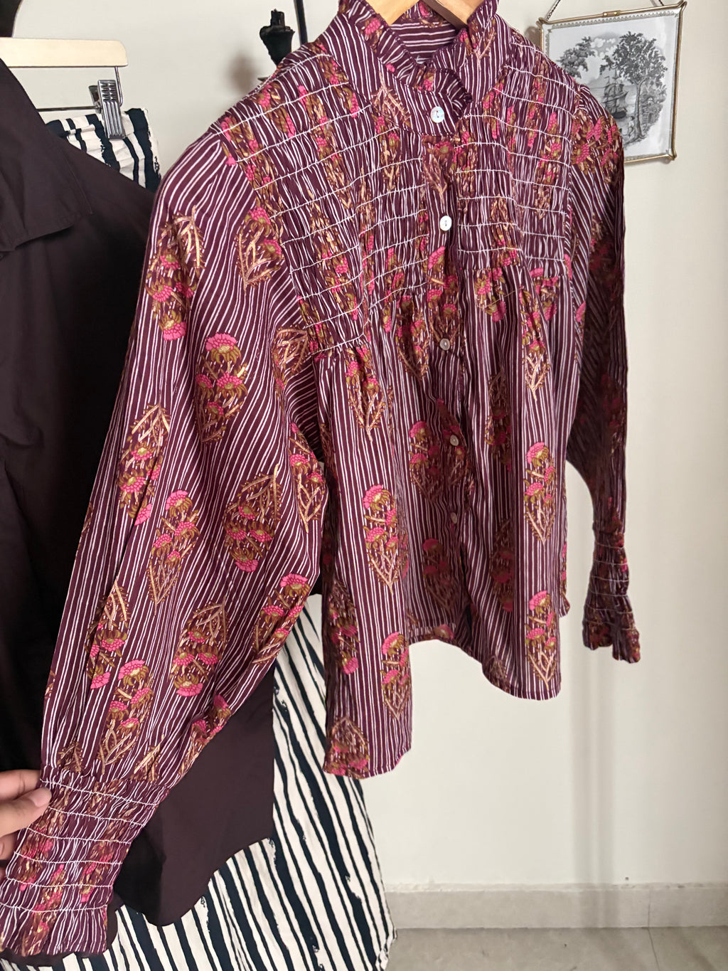 INDIA TOWN STRIPED TOP  XS/S