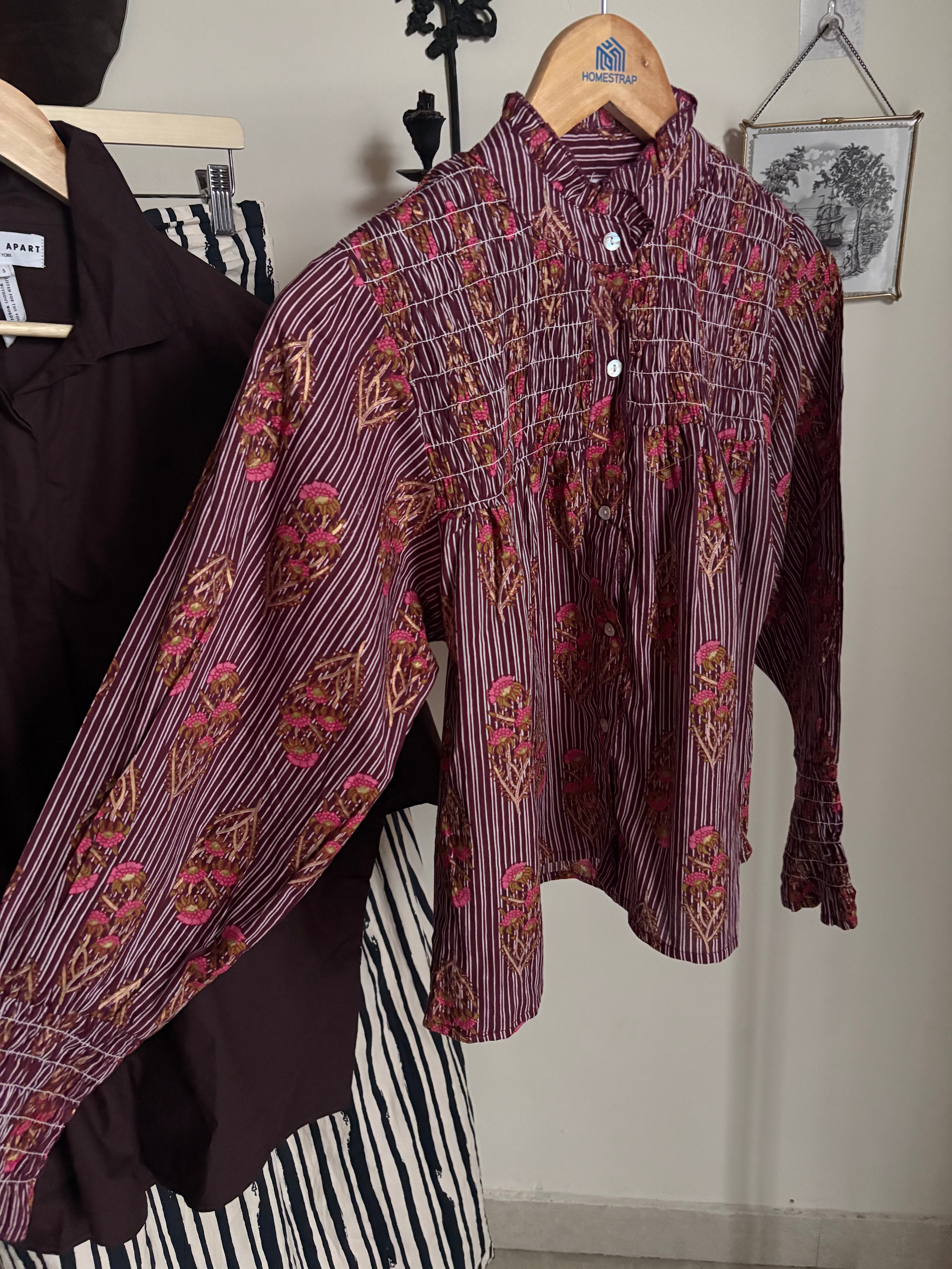 INDIA TOWN STRIPED TOP  XS/S