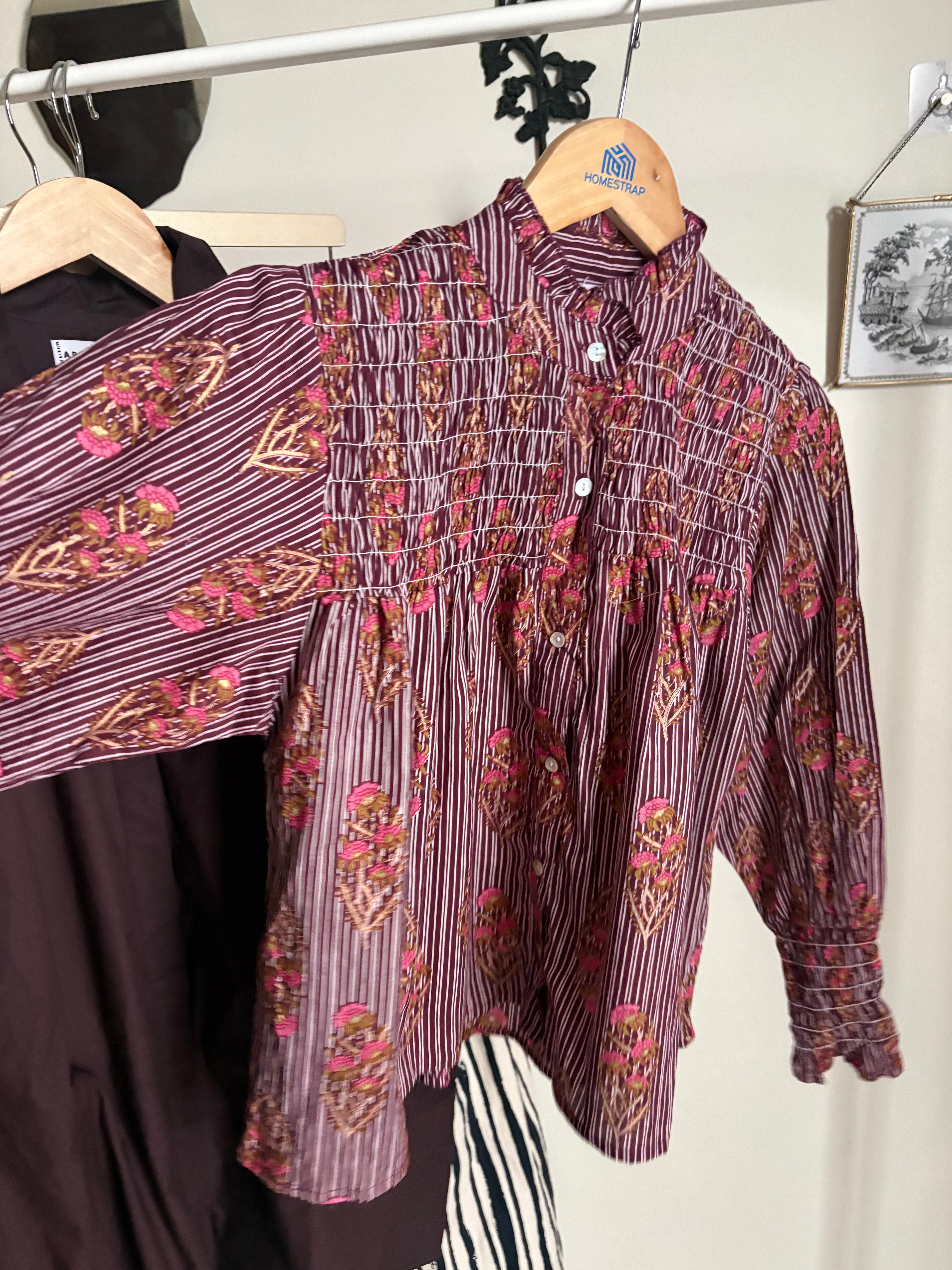 INDIA TOWN STRIPED TOP  XS/S