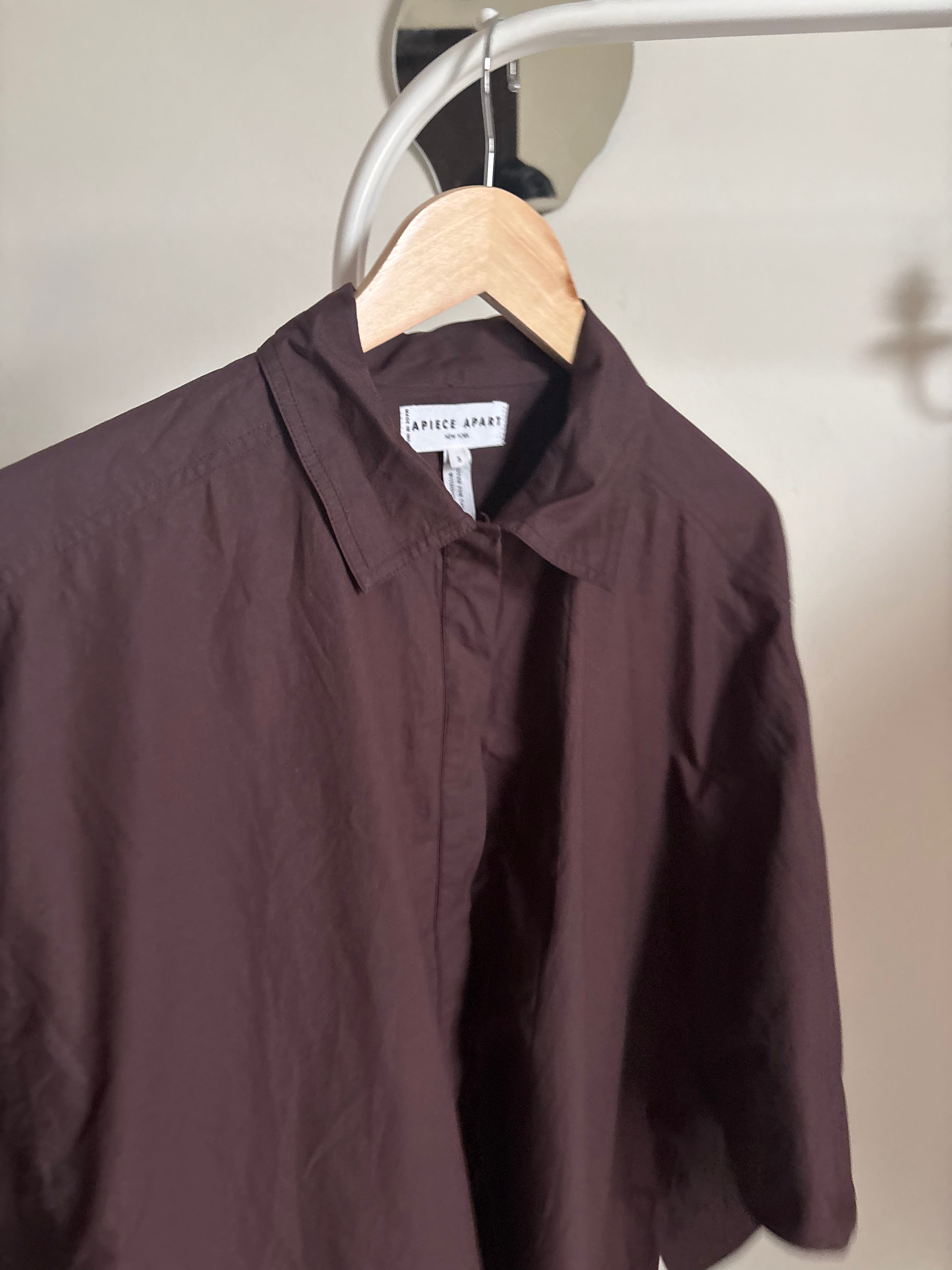 APIECE APART KAARINA DOLMAN BUTTON UPS