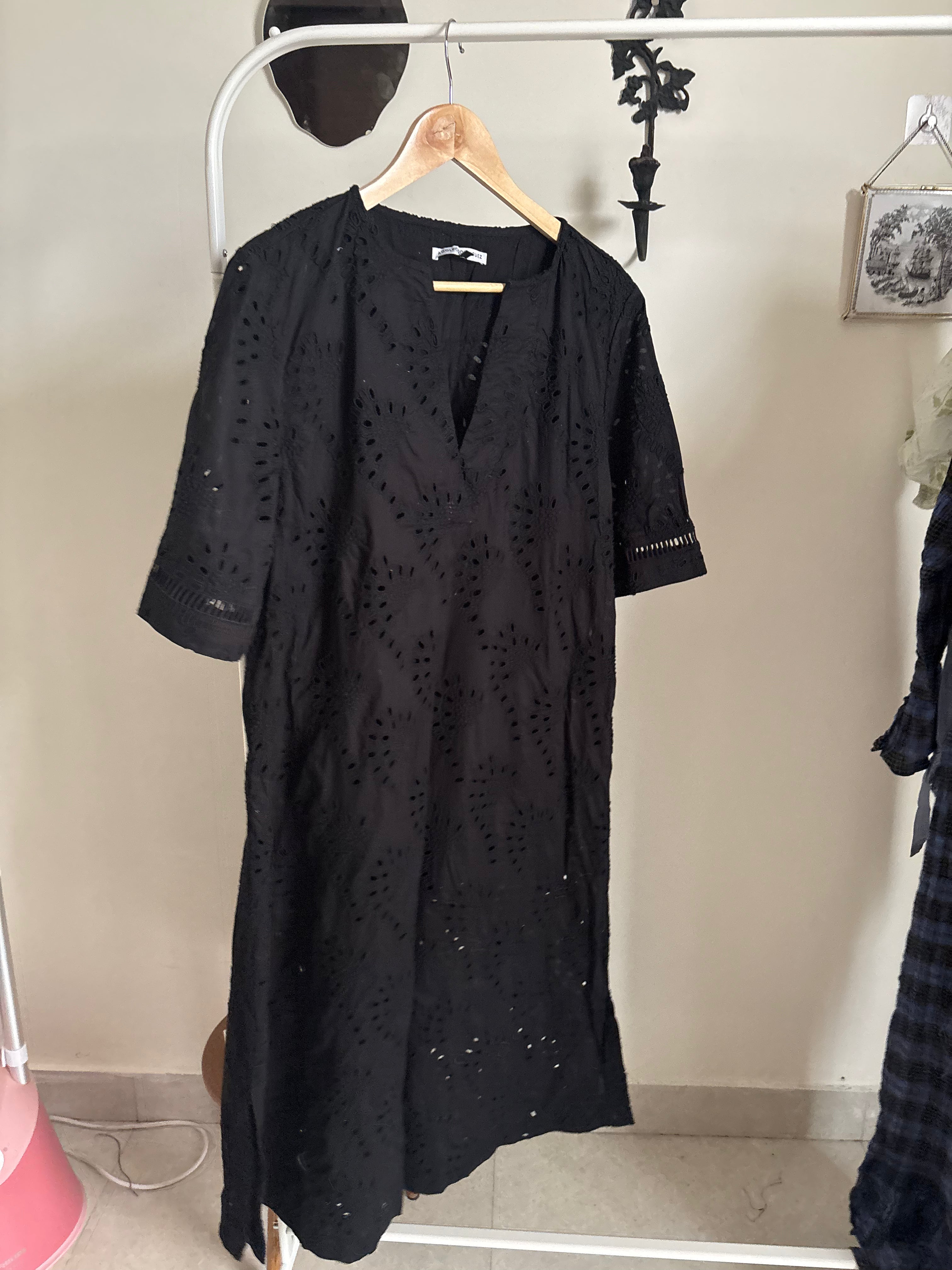 ADOLFO DOMINGUEZ  Day dress - black M