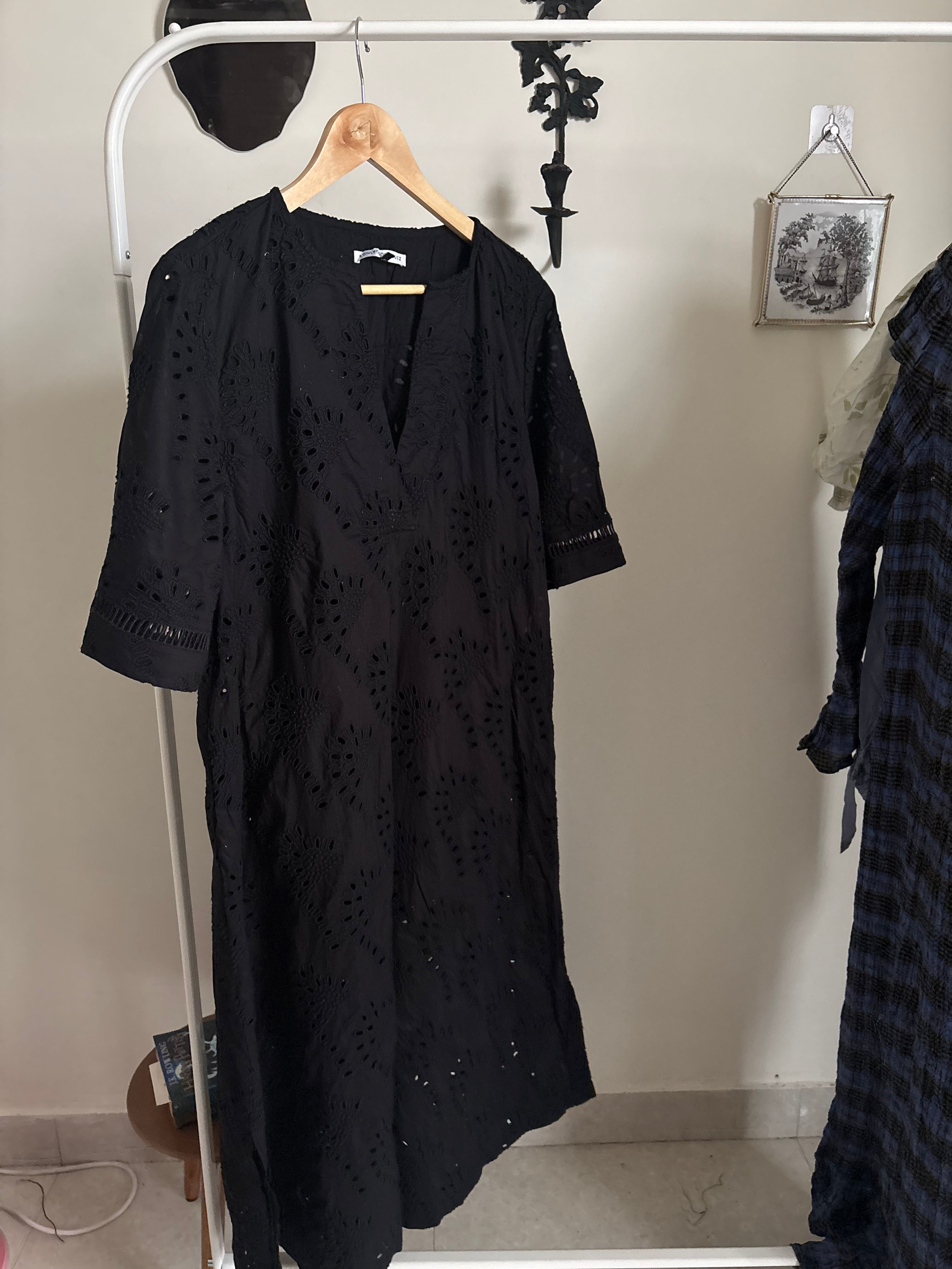 ADOLFO DOMINGUEZ  Day dress - black M