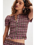 FREE PEOPLE BRAVEHEART REVERSIBLE TOP S/M