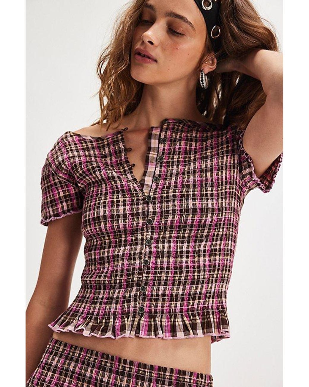 FREE PEOPLE BRAVEHEART REVERSIBLE TOP S/M