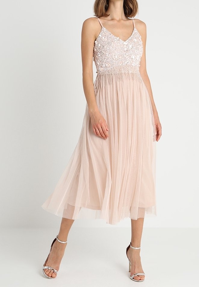 Lace & Beads Cocktail dress / Party dress S