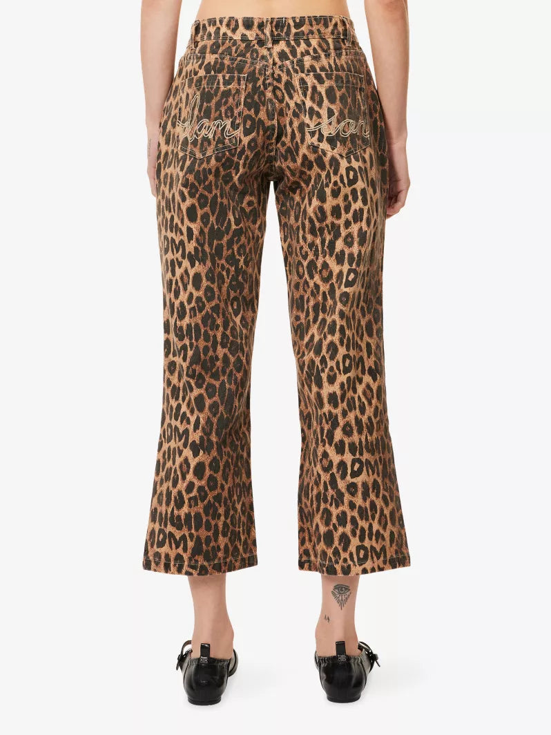 DAMSON MADDER Kenny Twill Trouser- Leopard