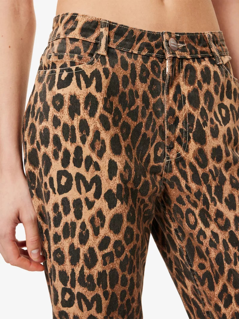 DAMSON MADDER Kenny Twill Trouser- Leopard