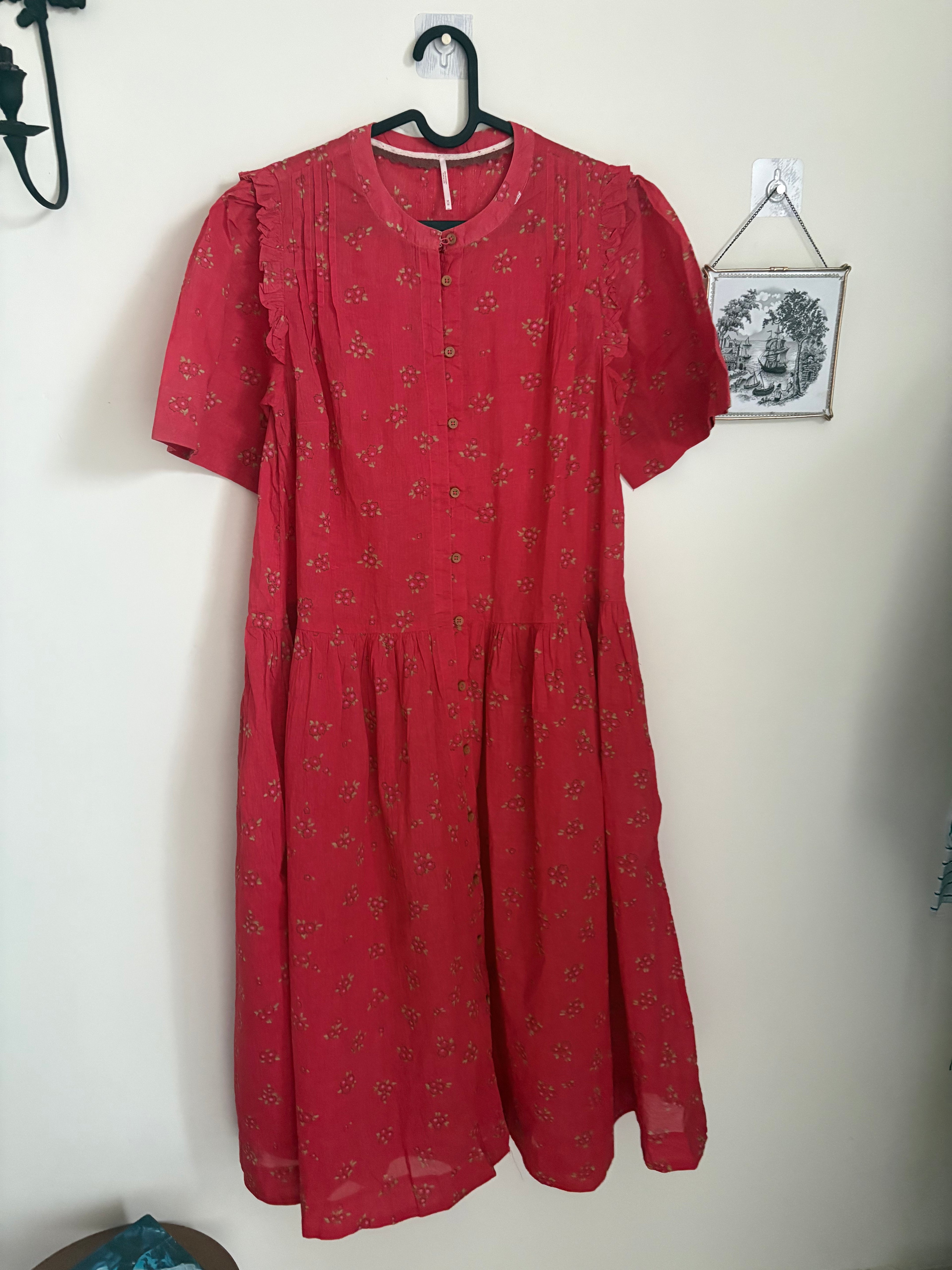 FREE PEOPLE  Bella Mae Midi Dress M