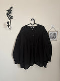 MALAIKA JAPAN COTTON BLACK BLOUSEV FREE SIZE