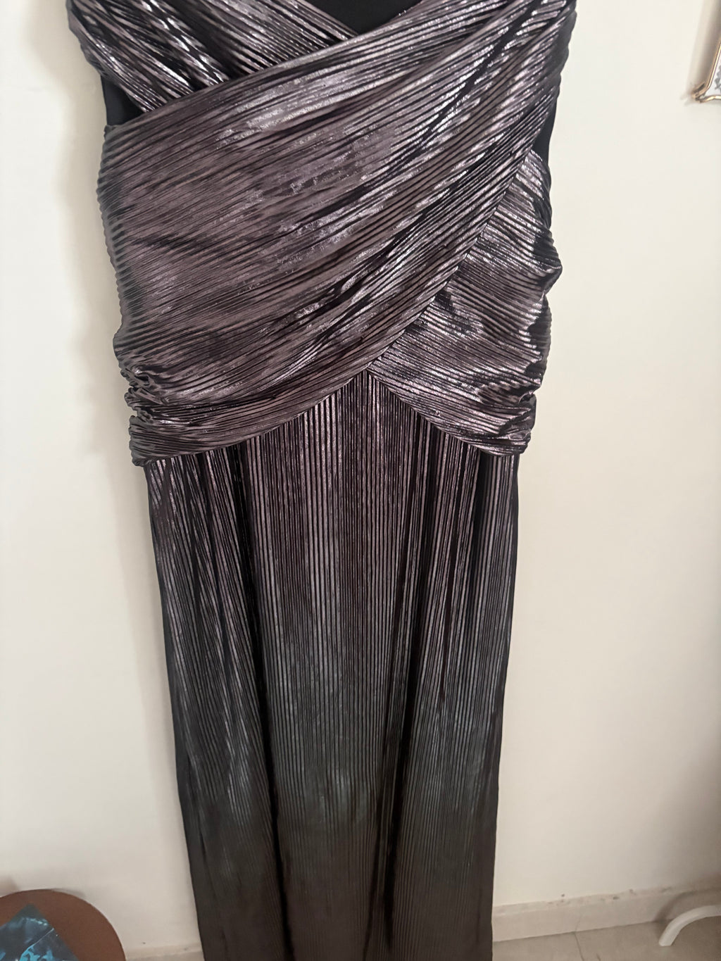 SAANJH BY LEA Metallic Polyester Bead Embroidered S