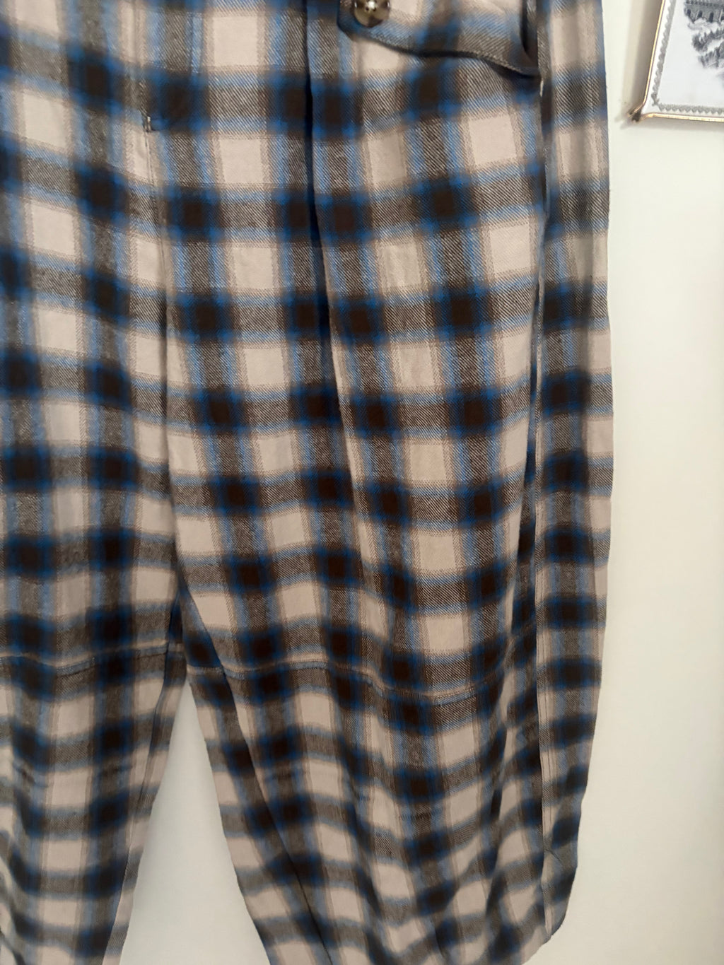 Mara Trouser - Blur Brushed Check UK 14