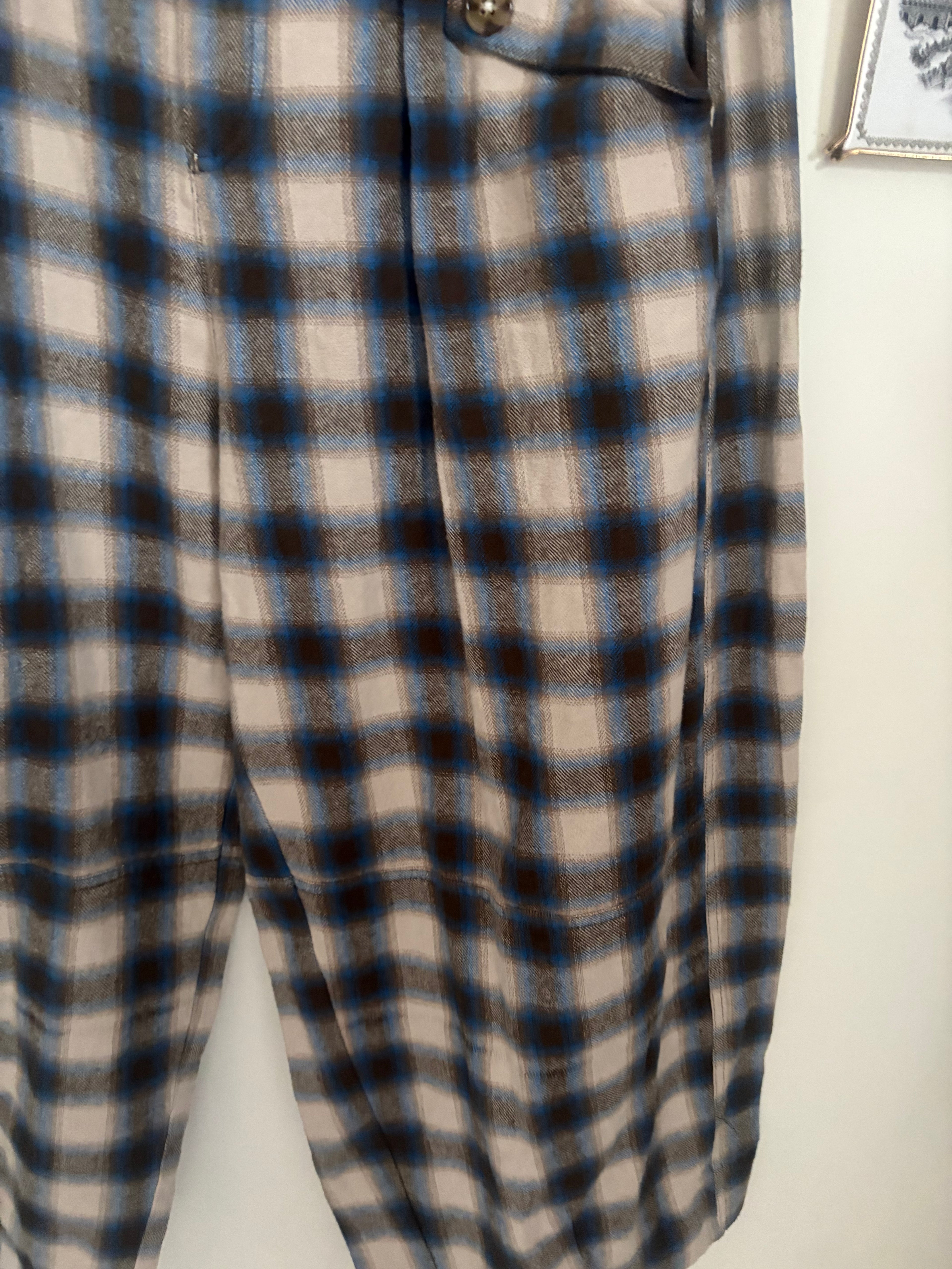 Mara Trouser - Blur Brushed Check UK 14