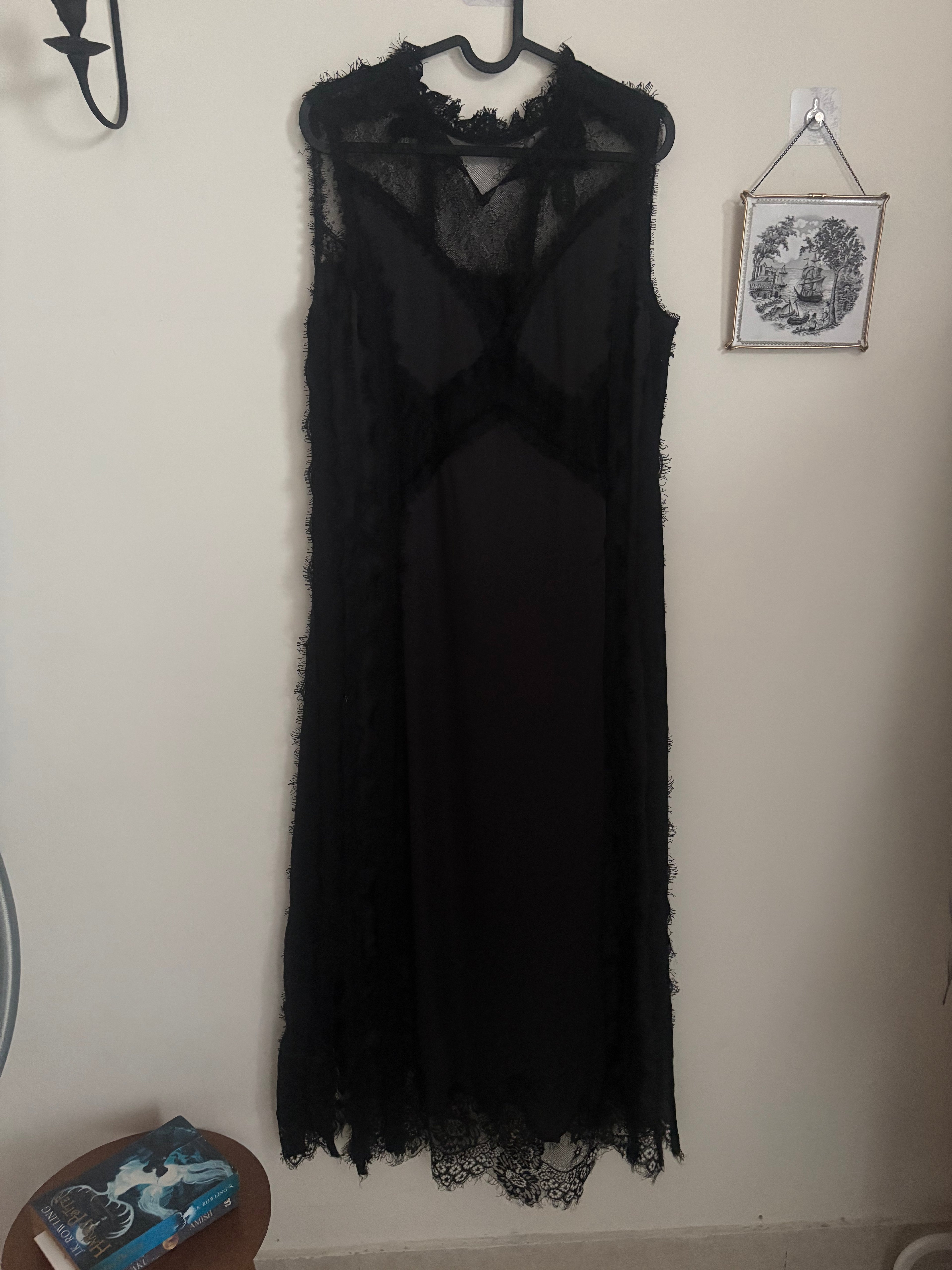 ALLSAINTS  Mila Lace Maxi Dress UK 10