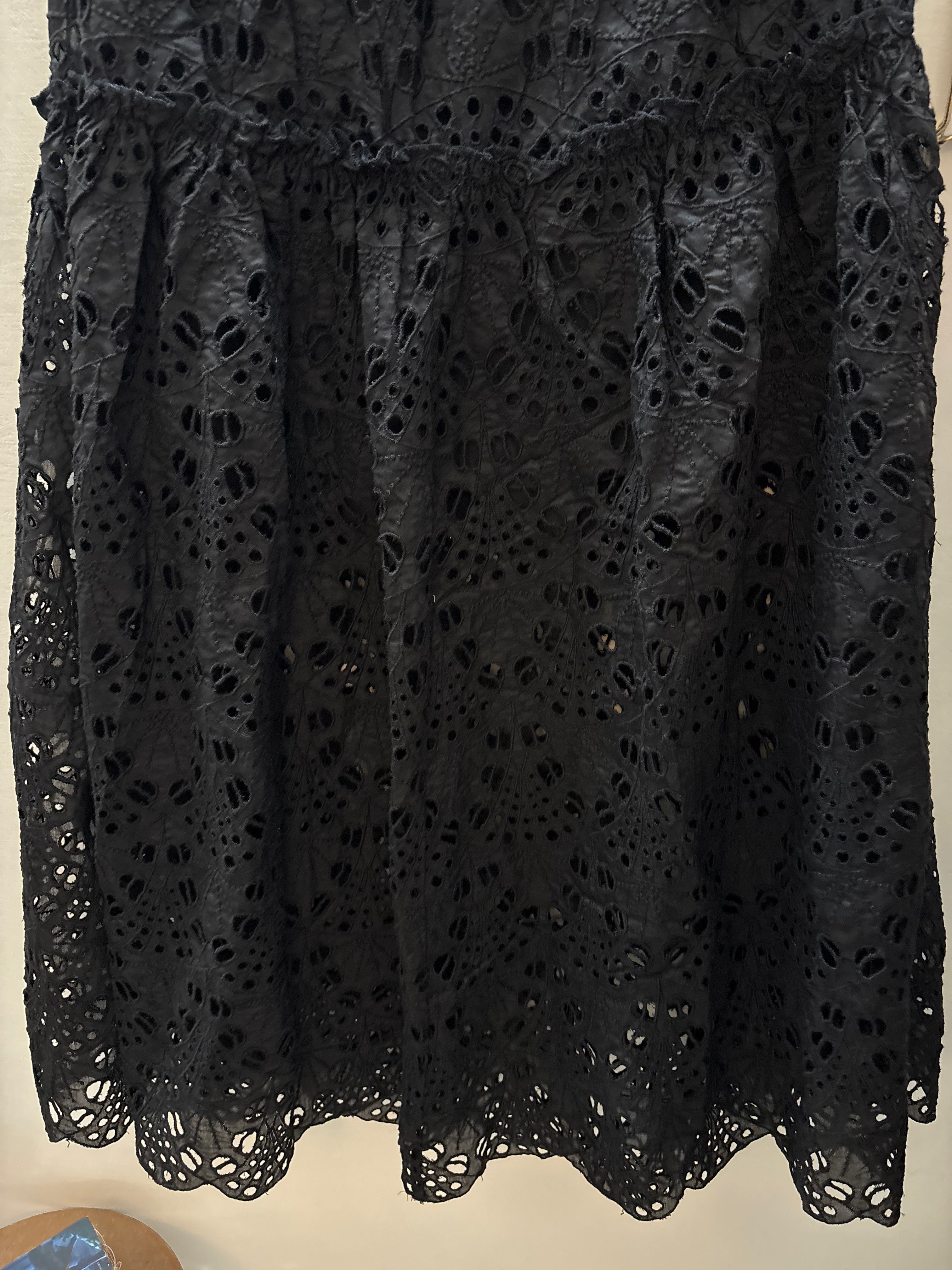 ALLSAINTS  Rosie Broderie Midi Skirt UK 12