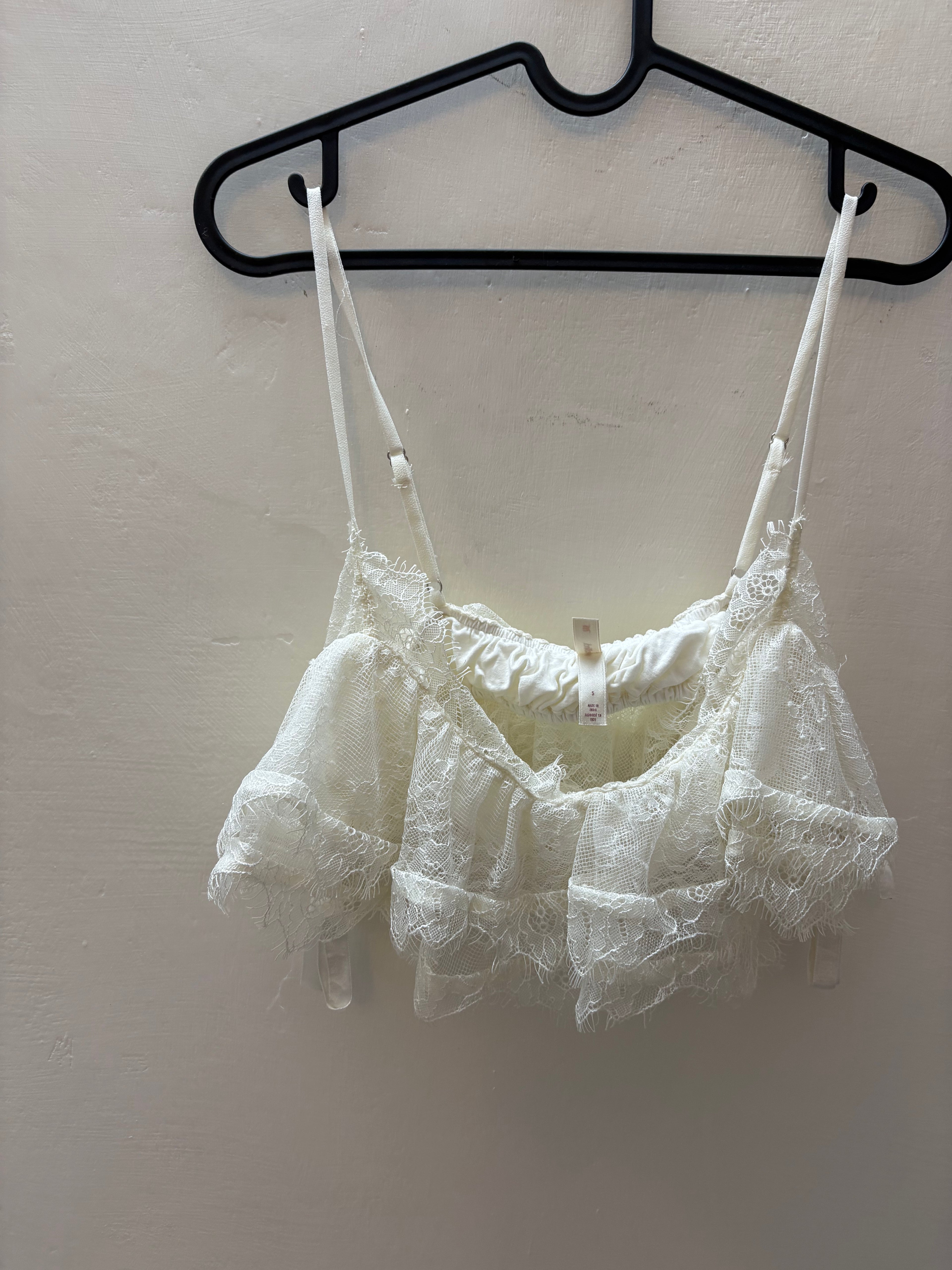 LyreBird Lace Swing Crop Cami Top