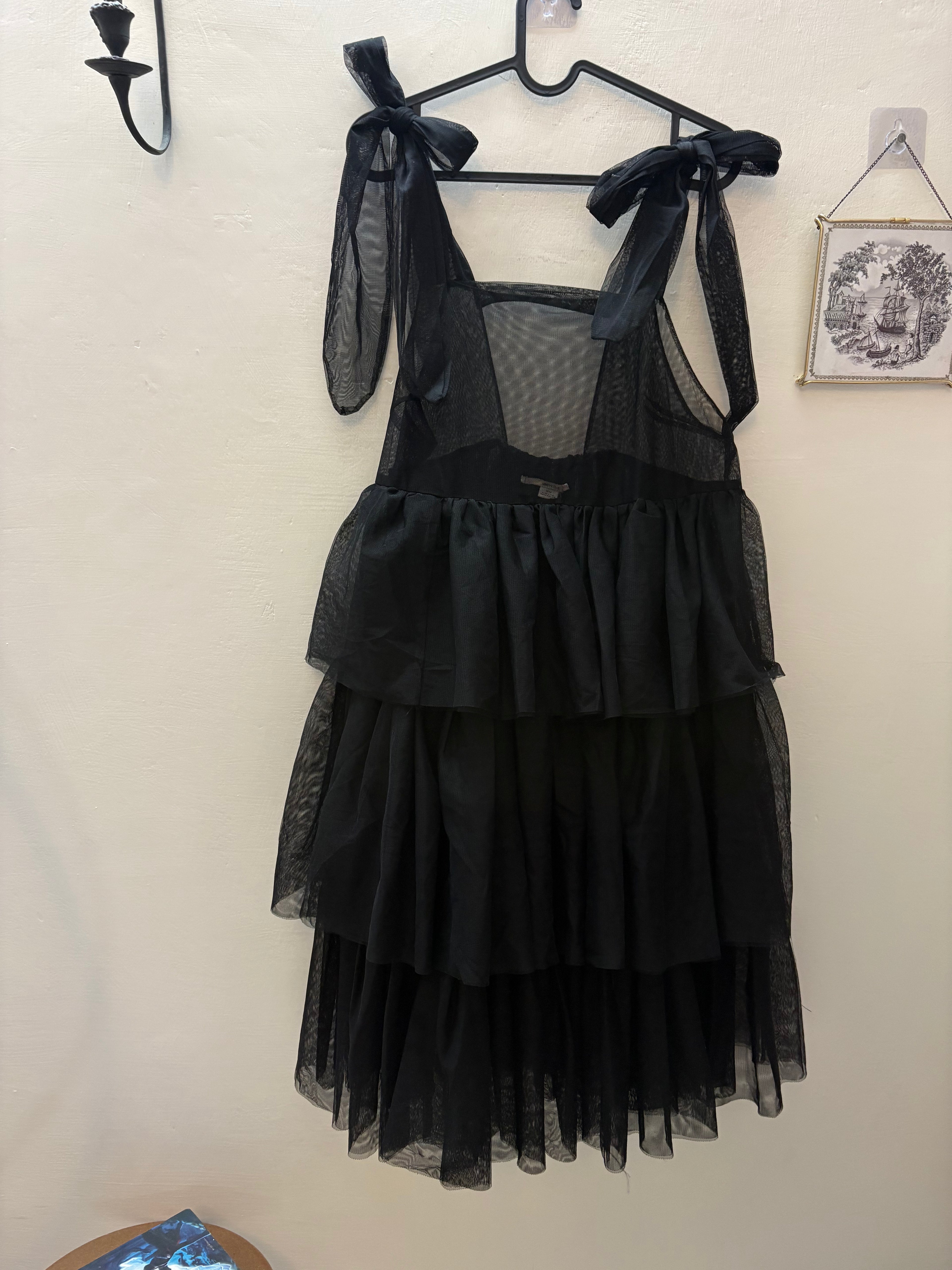 Kimchi Blue Nina Tiered Babydoll Dress M