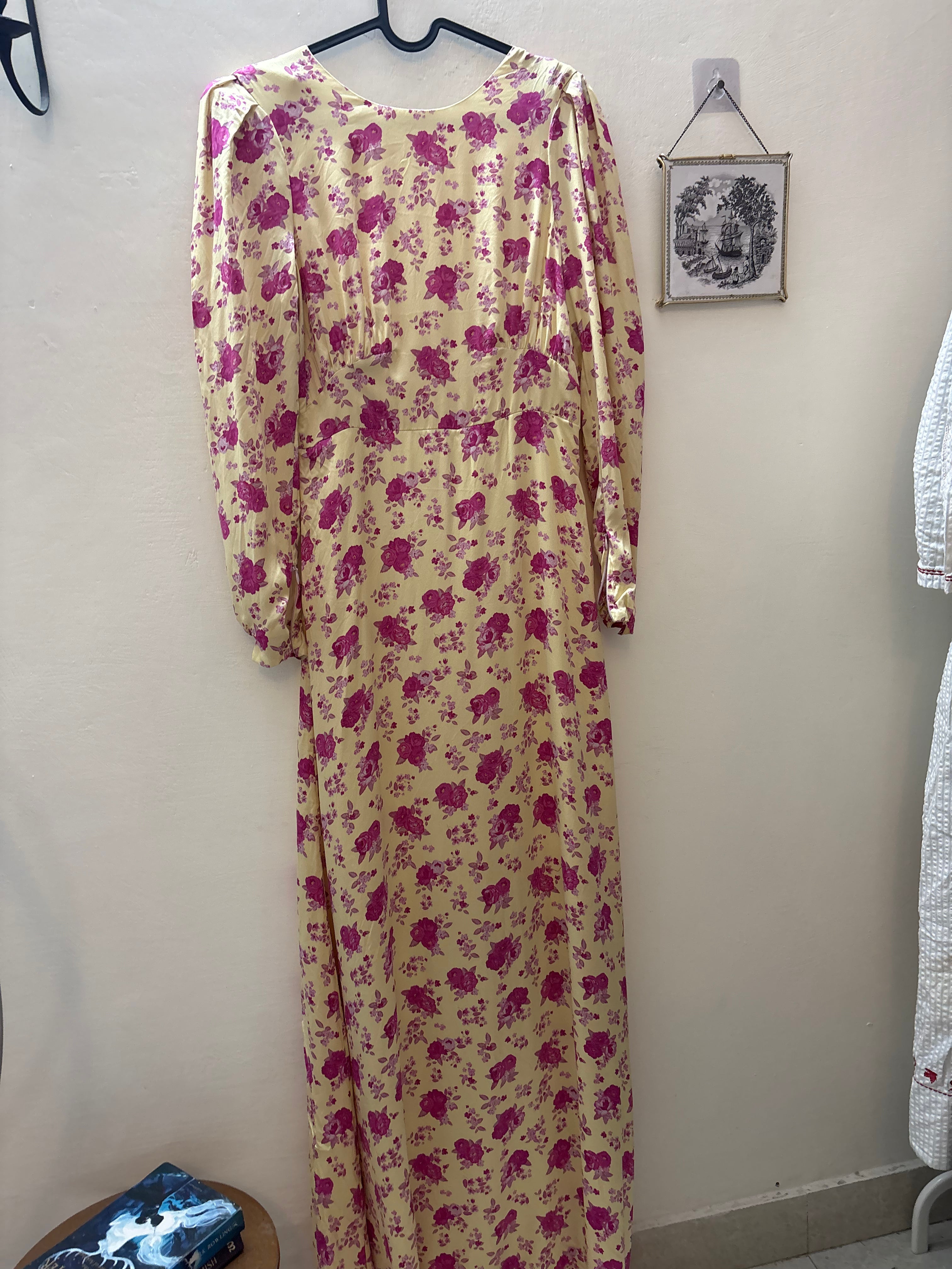 PIA TJELTA BACKLESS SILK DRESS S