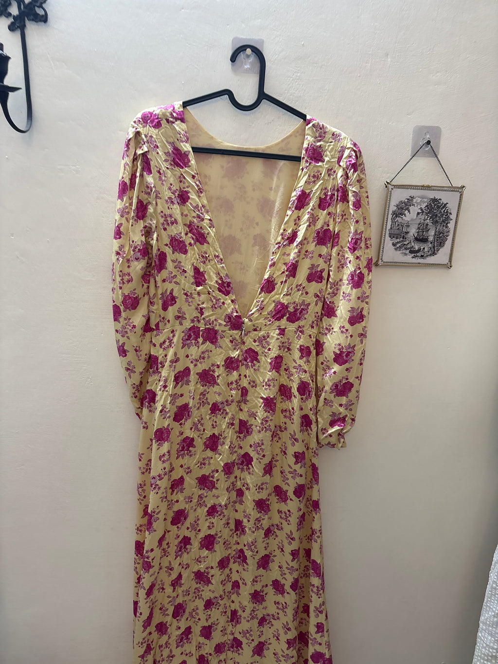 PIA TJELTA BACKLESS SILK DRESS S
