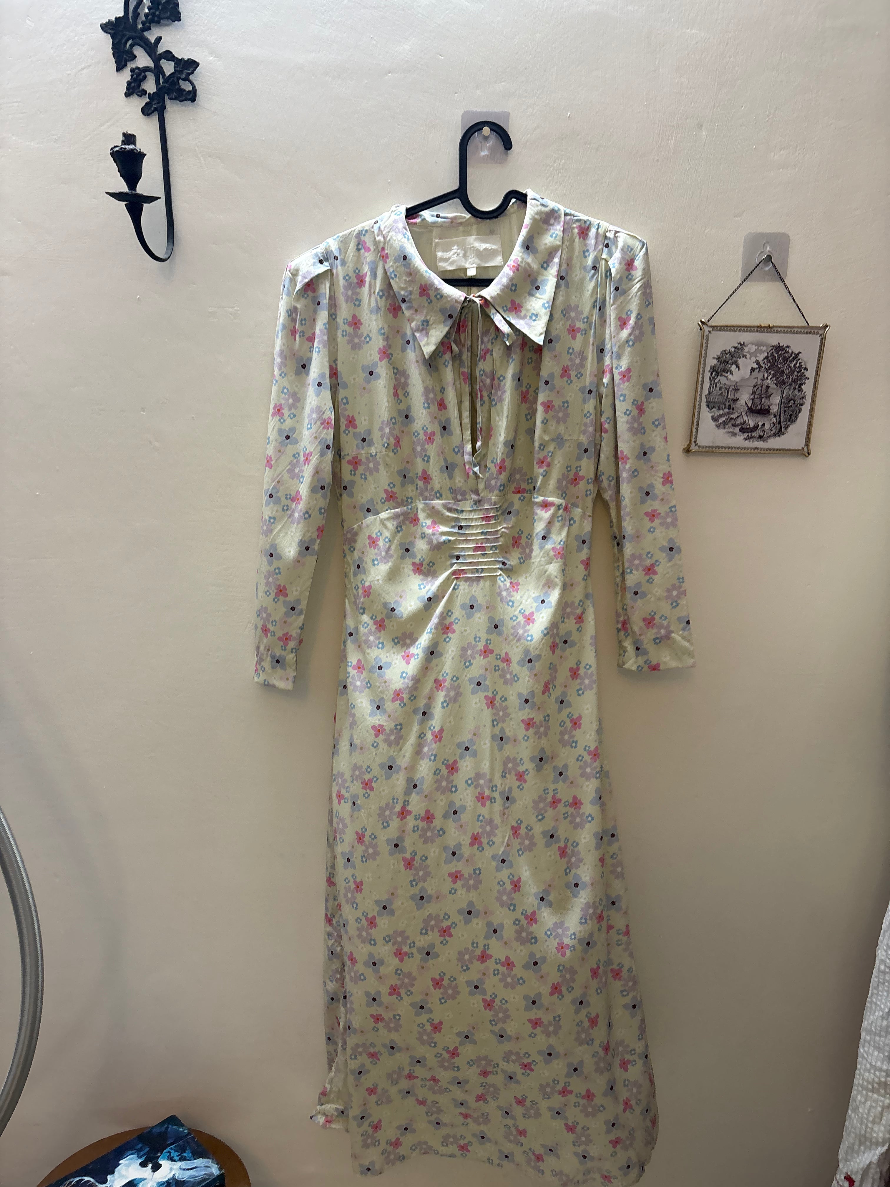 PIA TJELTA Margot Dress Marguerite Mint S