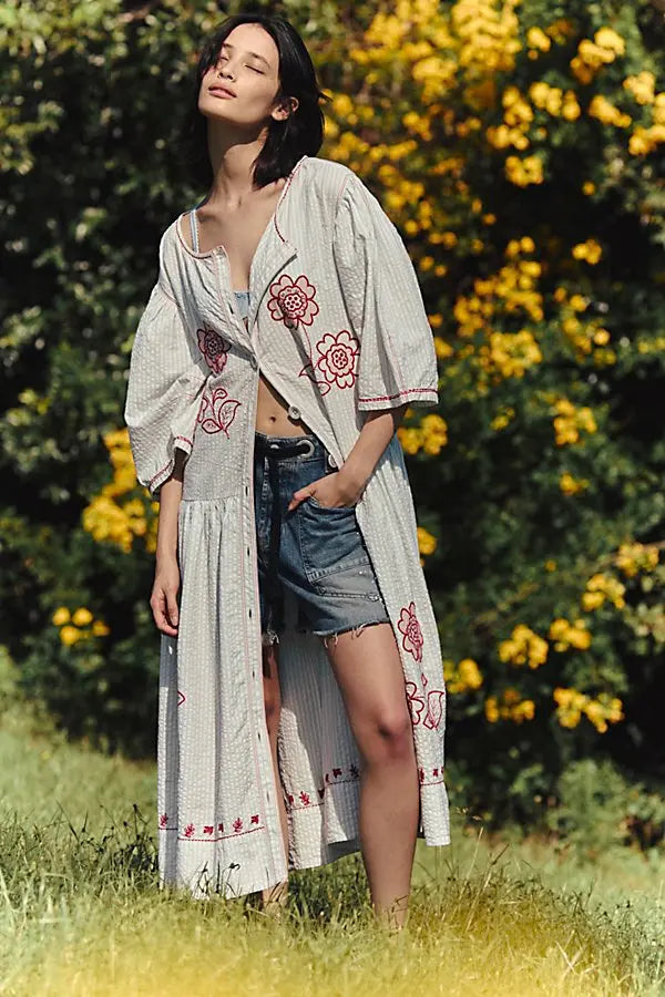 Free People Saugatuck Midi Dress  S/M