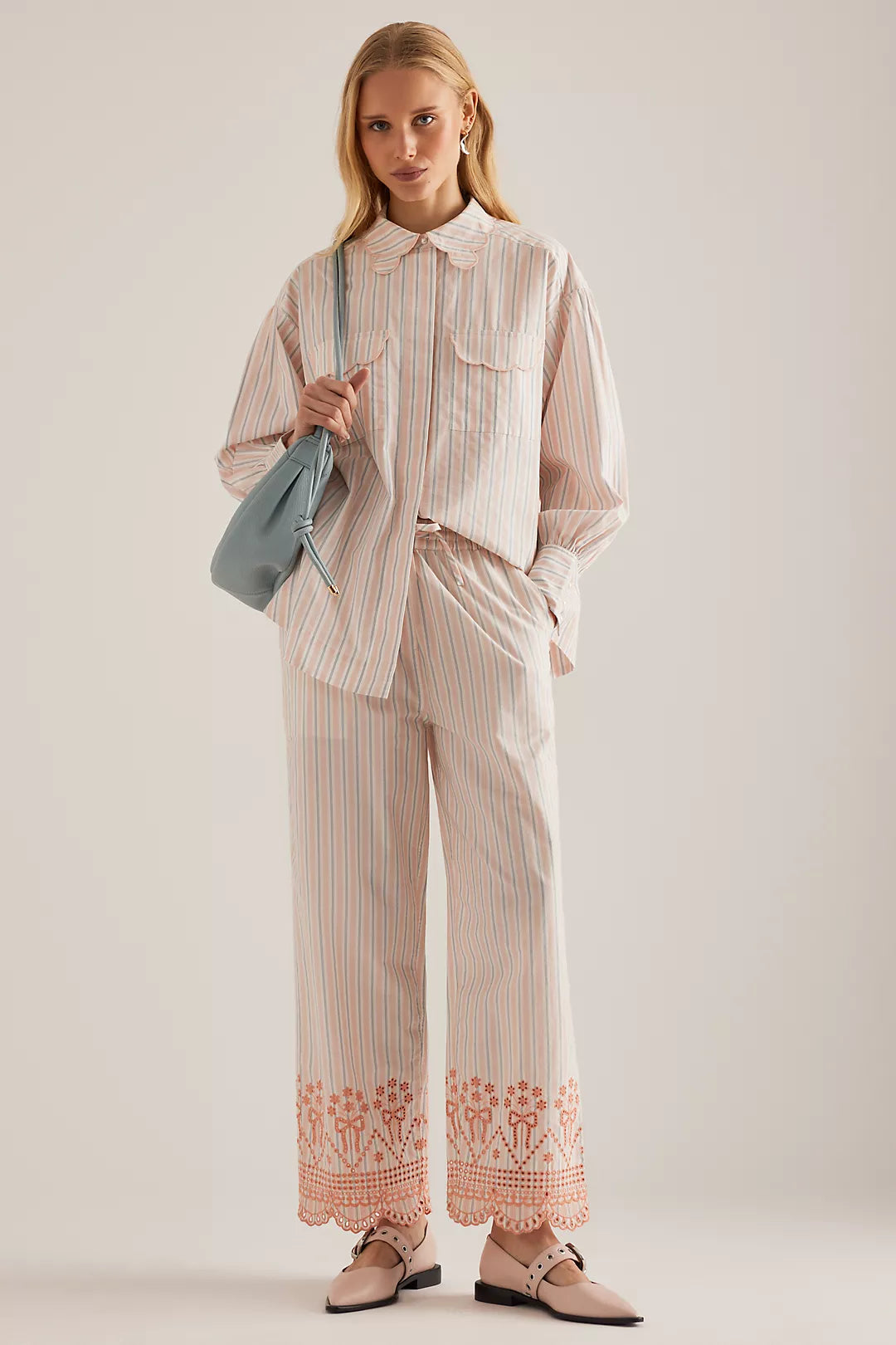 Damson Madder Phoebe Shirt (ALTERED-POCKETS REMOVED) M/L/XL
