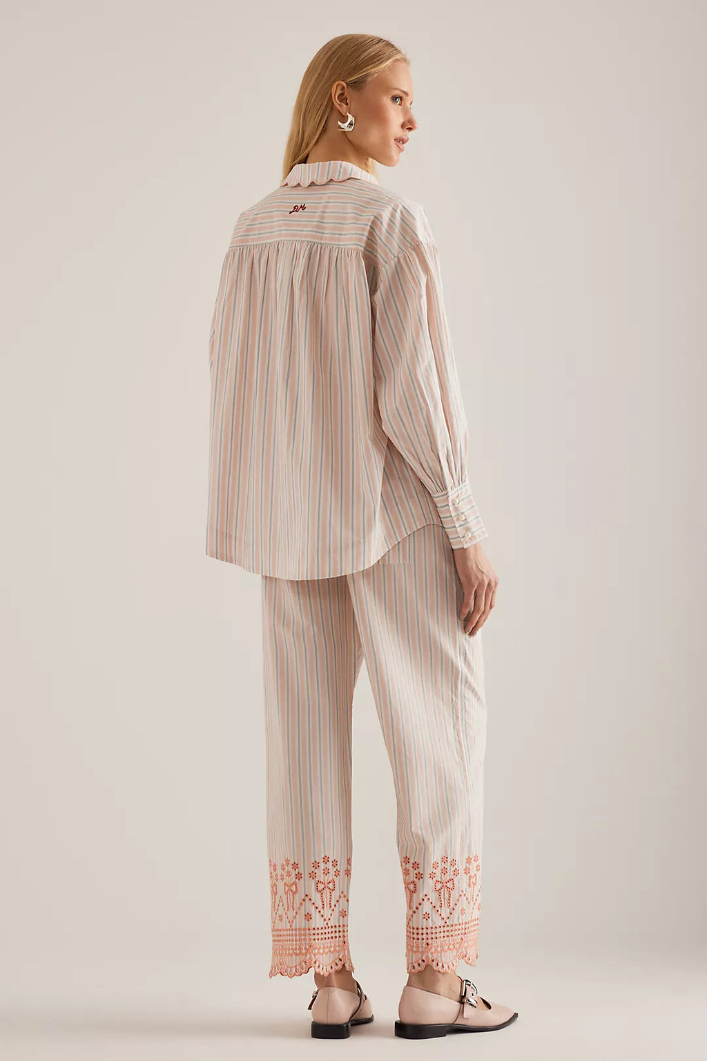 Damson Madder Phoebe Shirt (ALTERED-POCKETS REMOVED) M/L/XL