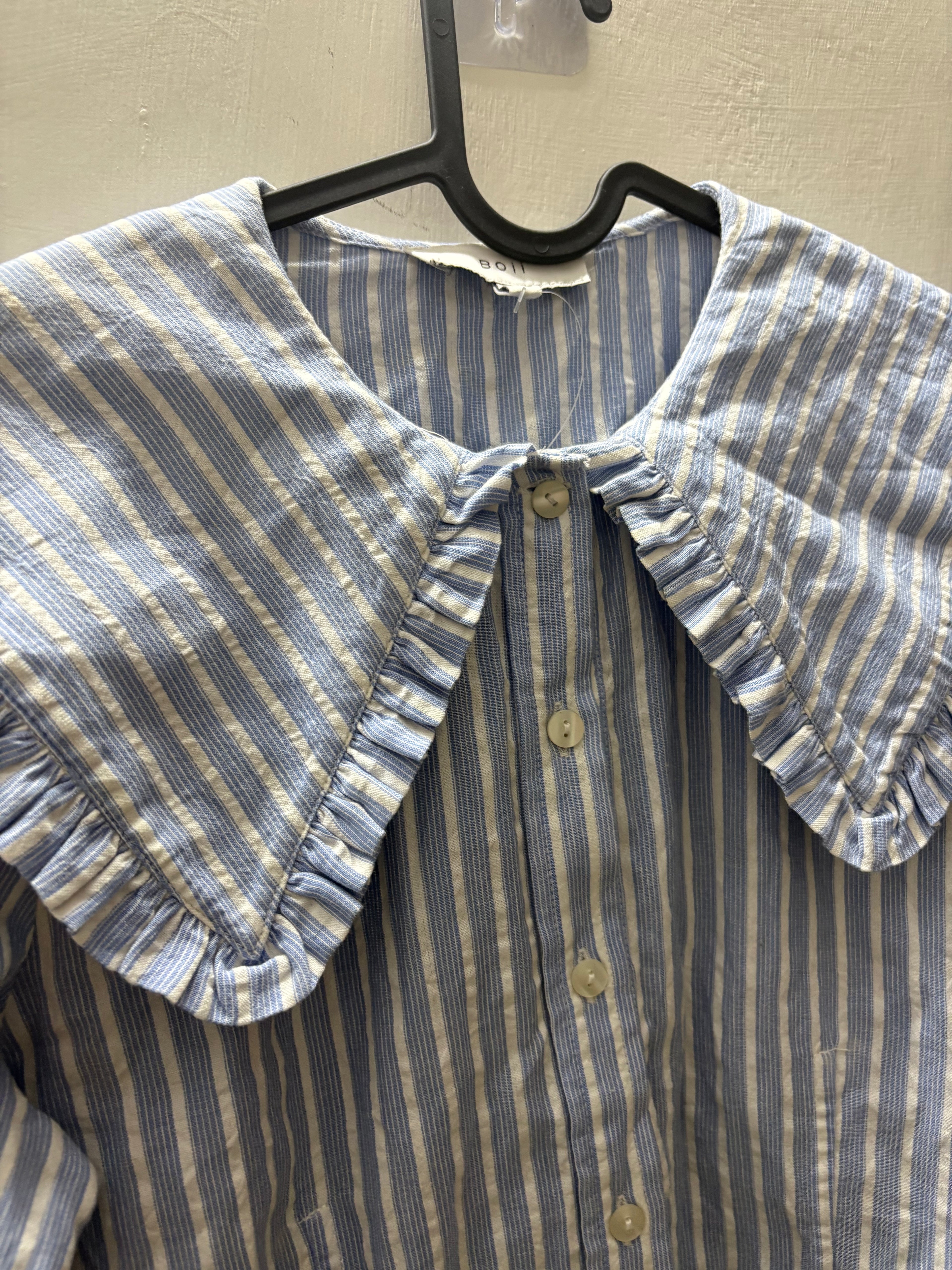 Boii Studios STRIPED BLOUSE XS
