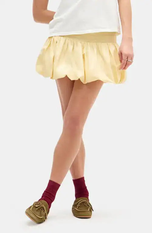 BDG Urban Outfitters BUBBLE HEM - A-line skirt