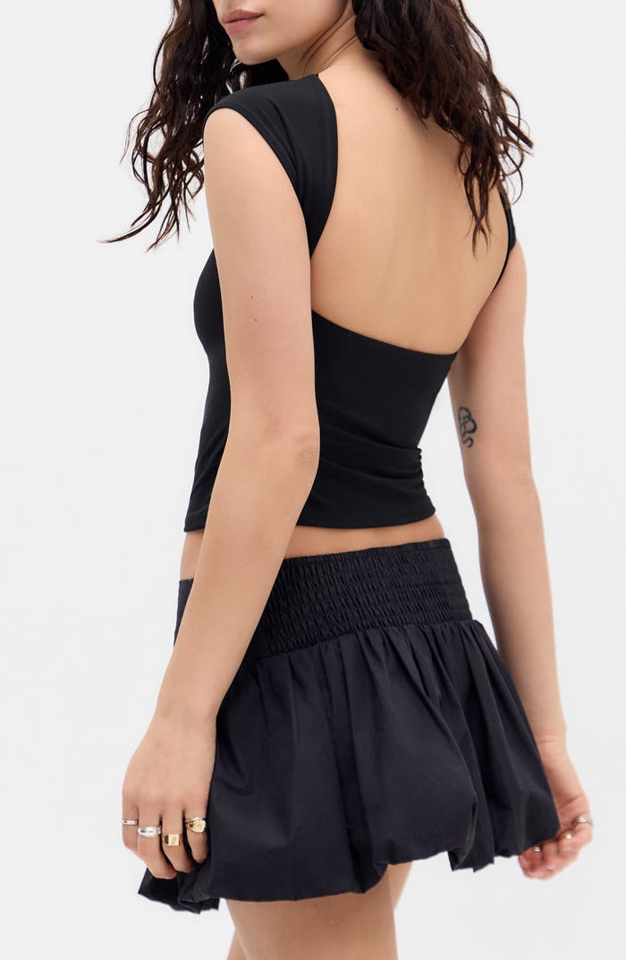 BDG Urban Outfitters BUBBLE HEM - A-line skirt