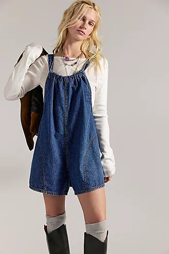 Free People We The Free Freebird Shortalls romper