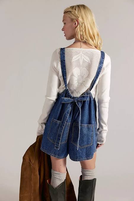 Free People We The Free Freebird Shortalls romper