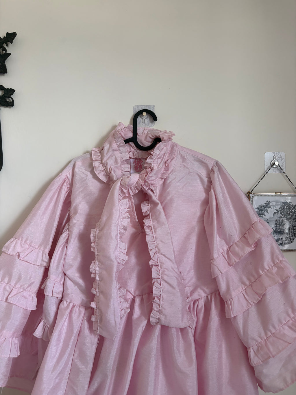 ELIZABETH WILSON JOSEPHINE DRESS IN LIGHT PINK M/L